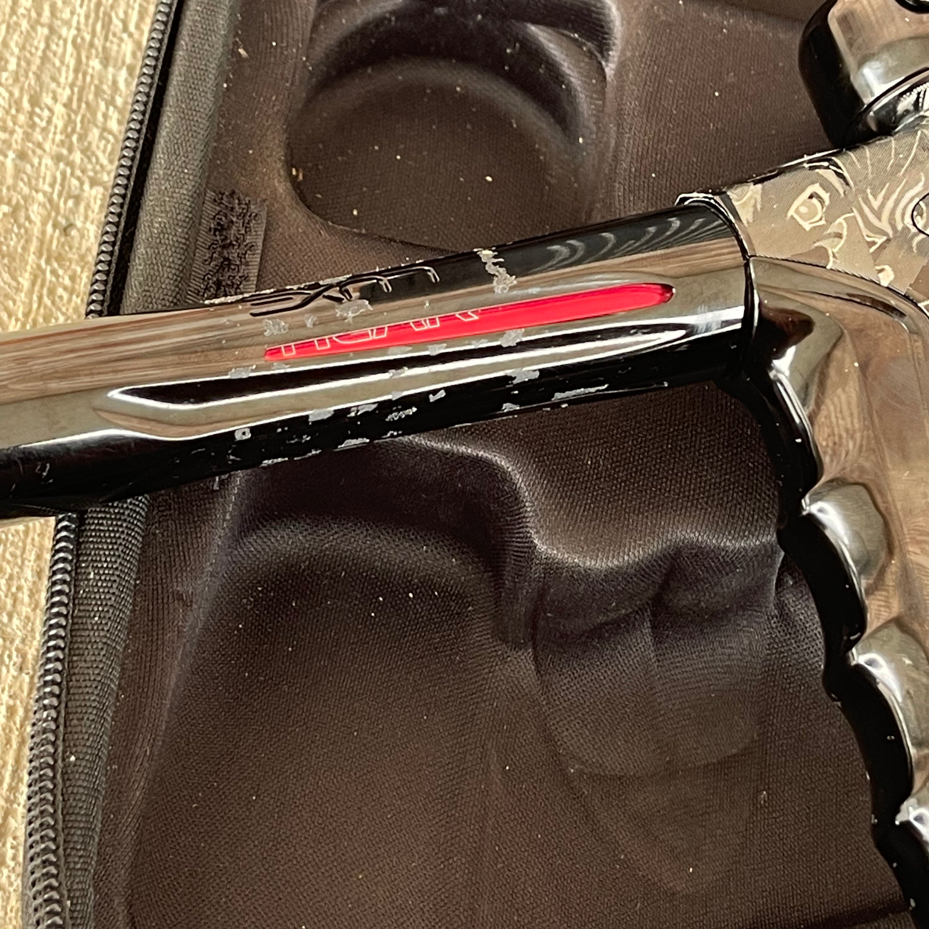 Used DLX Luxe Ice Paintball Gun - Black w/ Laser Engraving