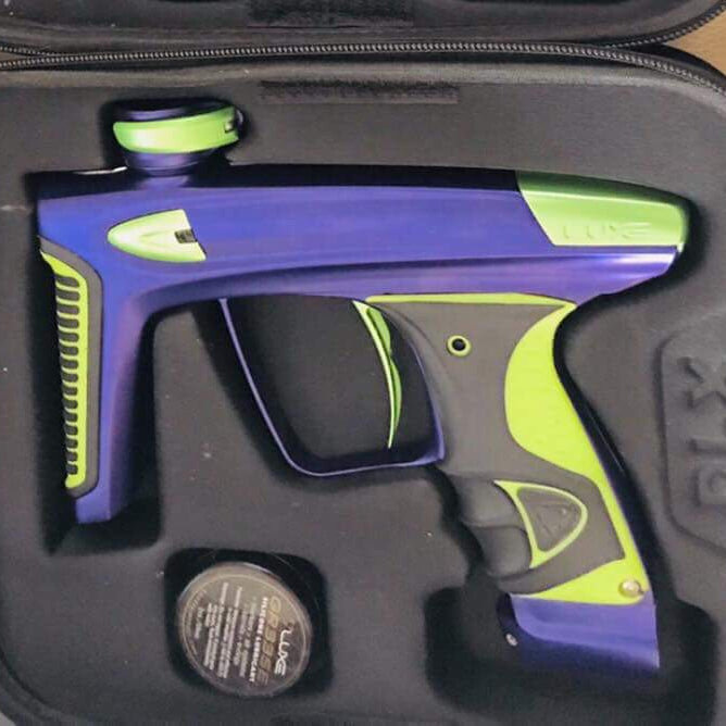Used Purple/Lime DLX Luxe Ice Paintball Marker