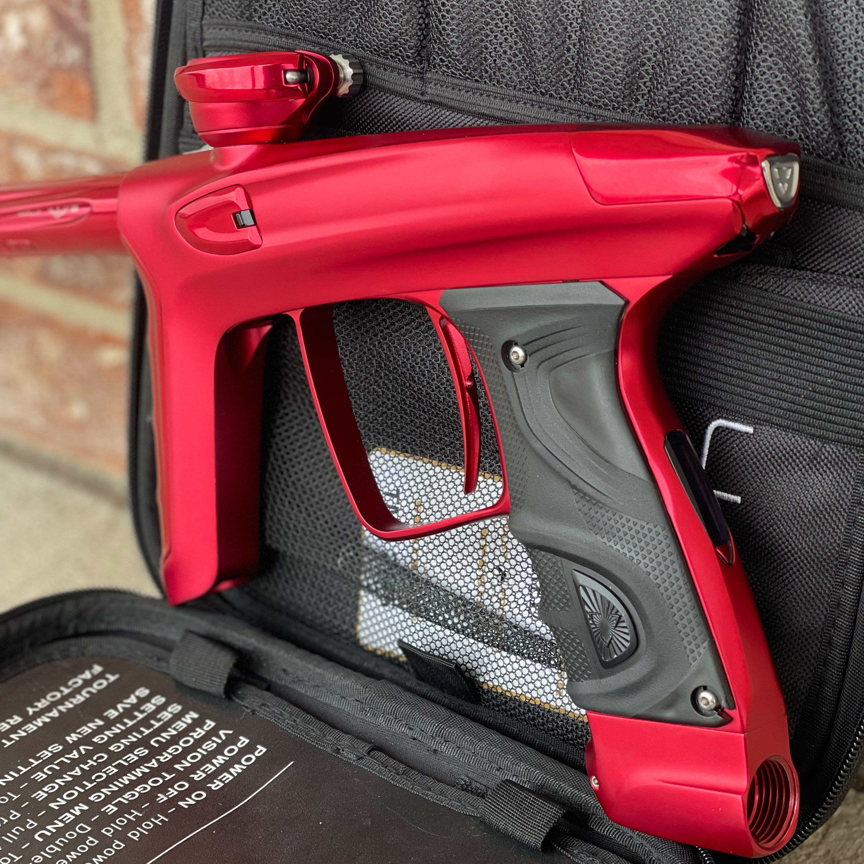 Used DLX Luxe TM40 Paintball Gun - Dust Red / Gloss Red