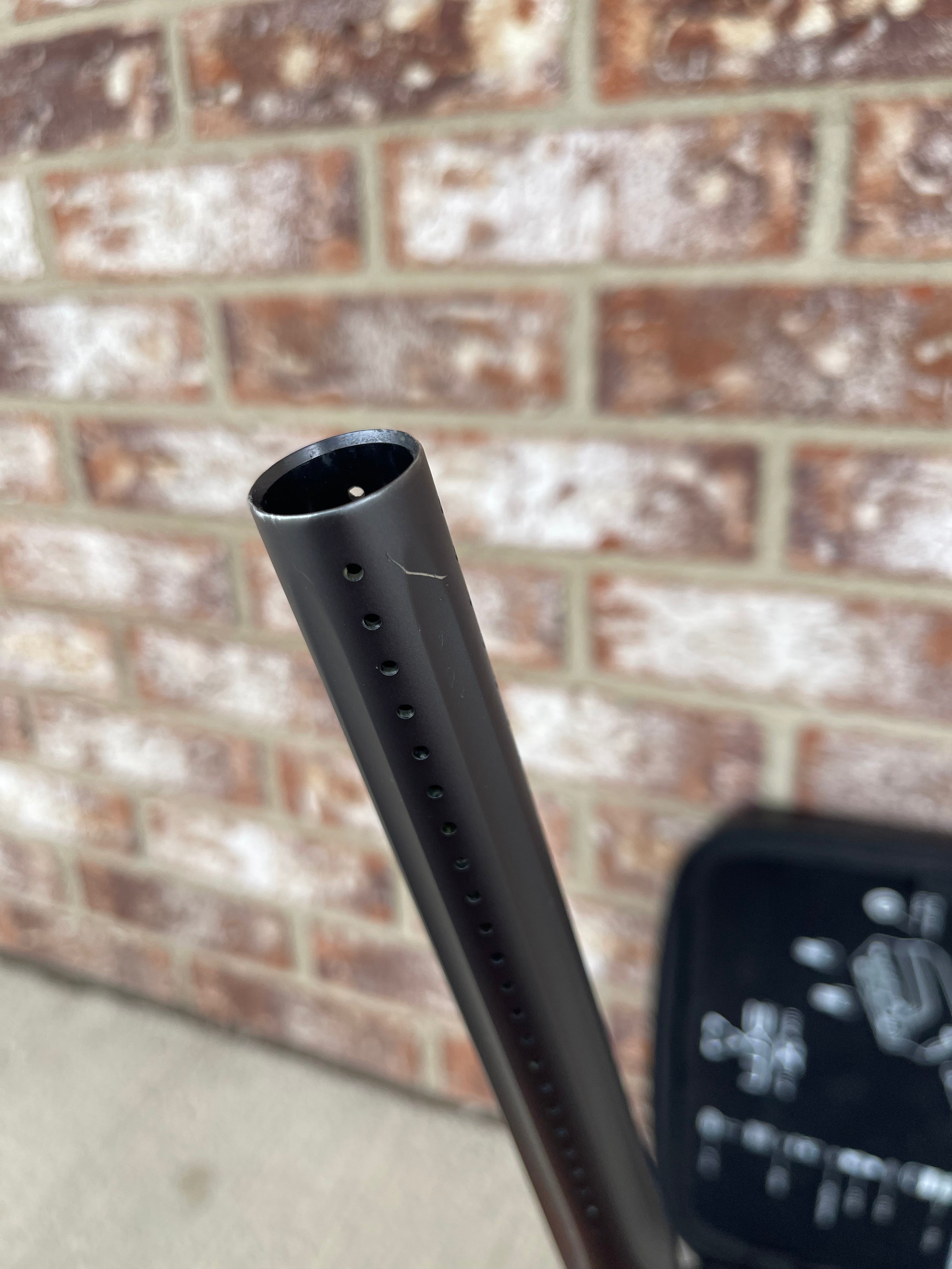 Used DLX HK Army Ripper Luxe X Paintball Gun - Dust Pewter / Gloss Red