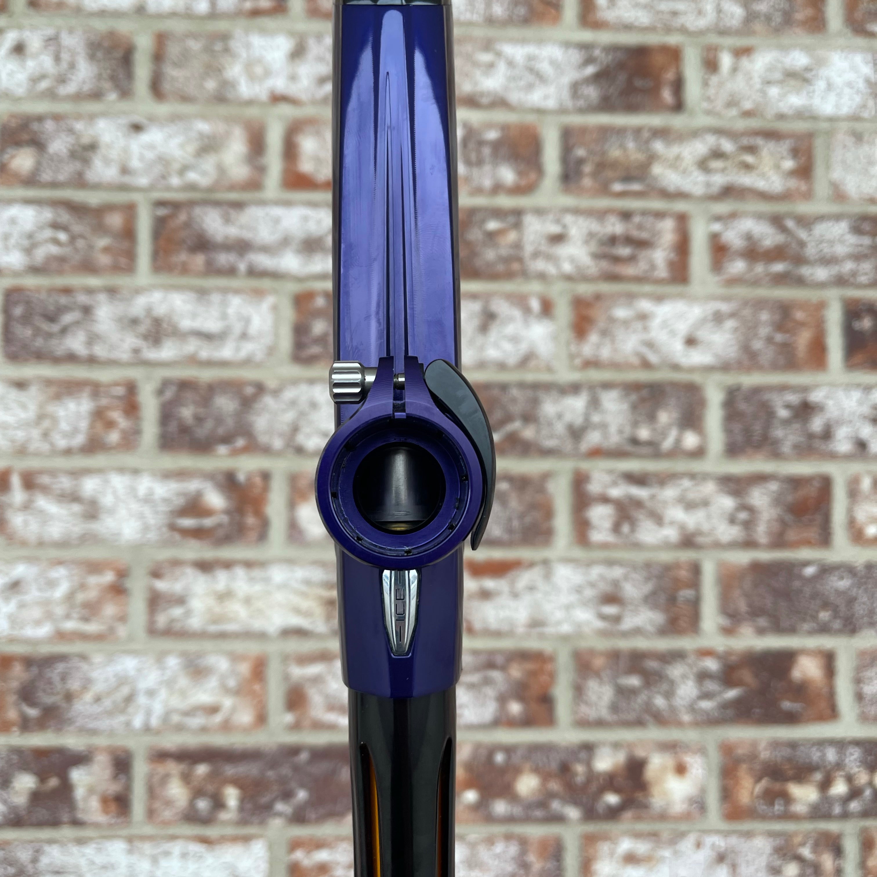 Used DLX Luxe Ice Paintball Gun - Purple / Black