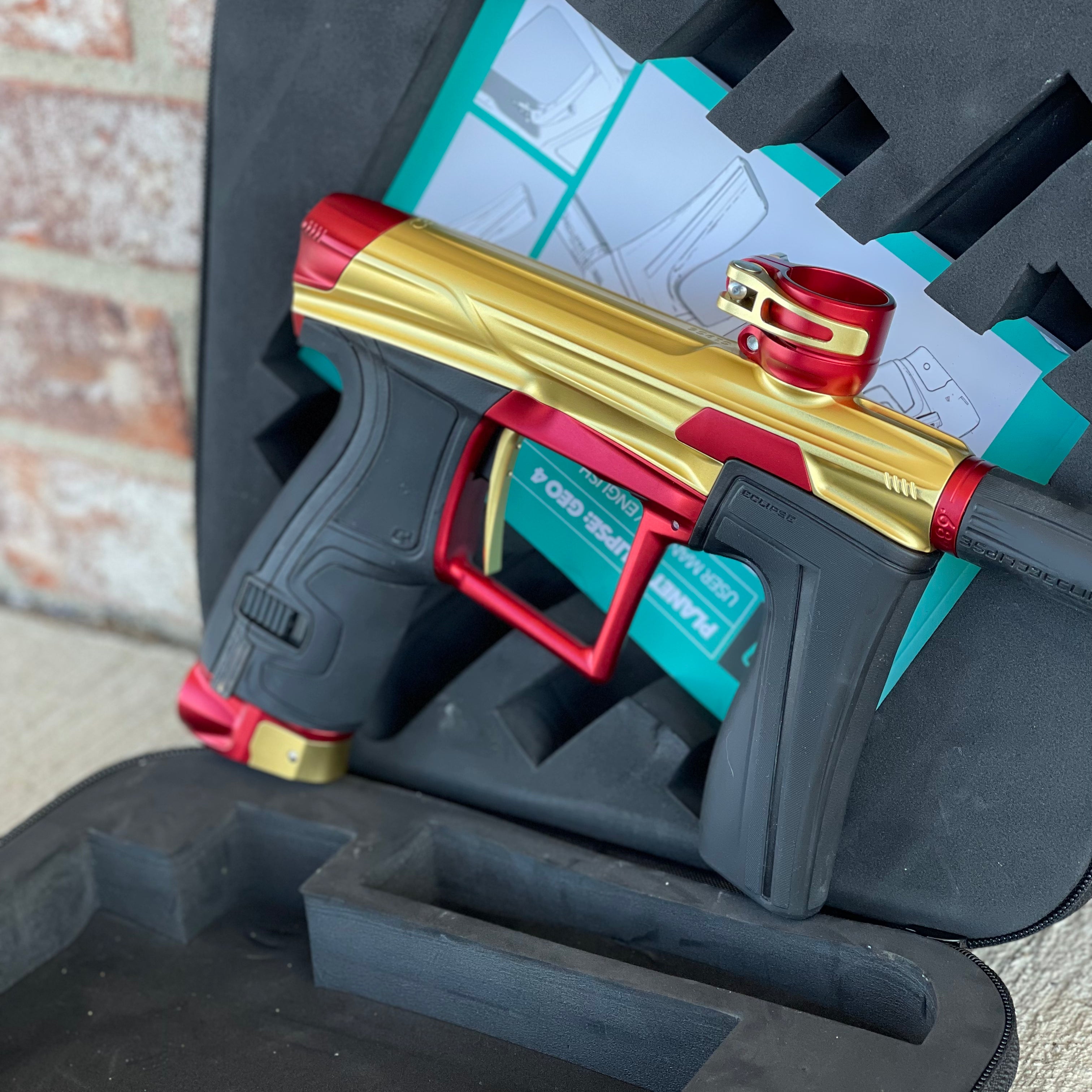 Used Planet Eclipse Geo 4 Paintball Gun - Fire Opal