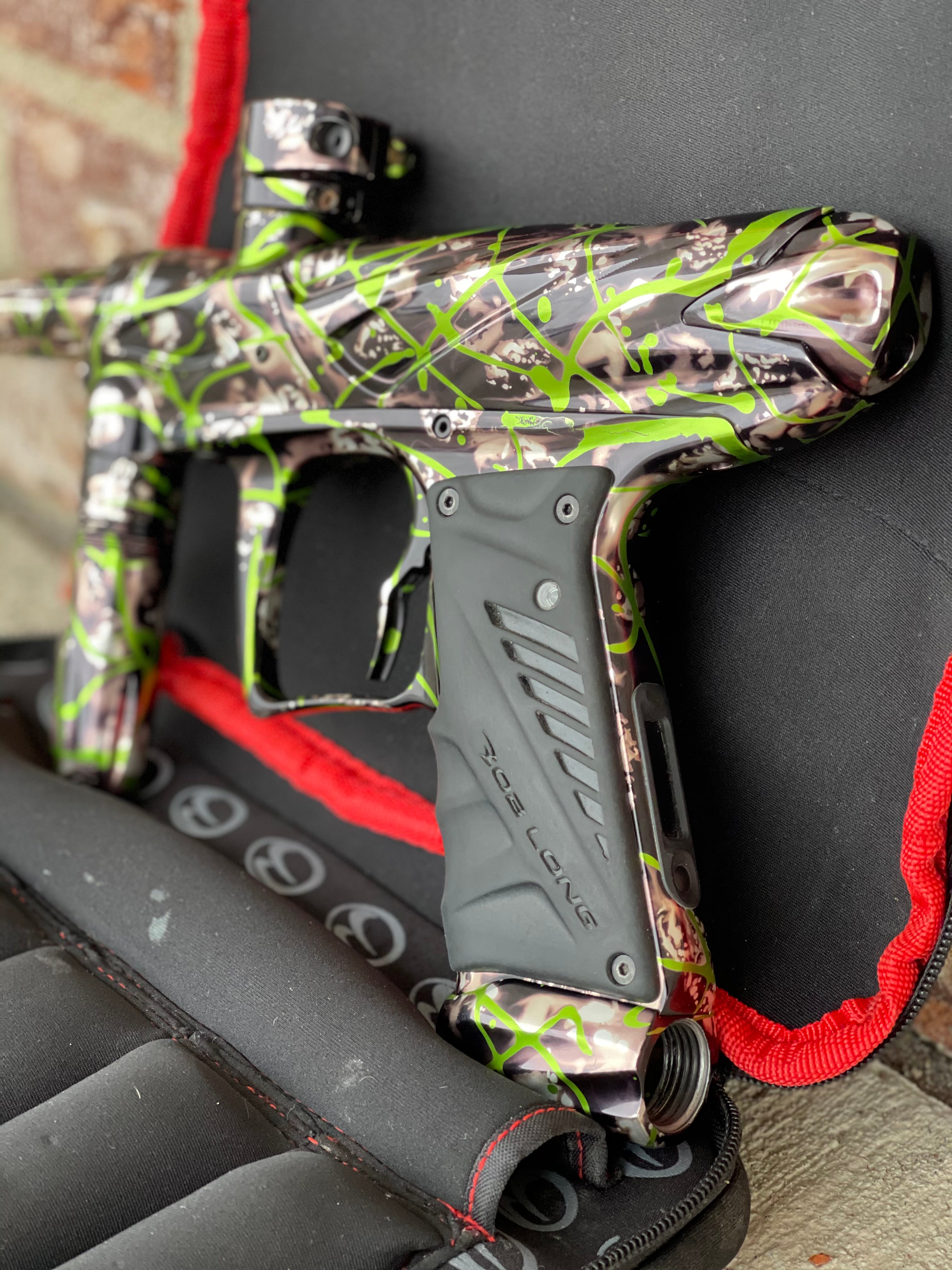 Used Bob Long Onslaught Paintball Gun - Slime Splash