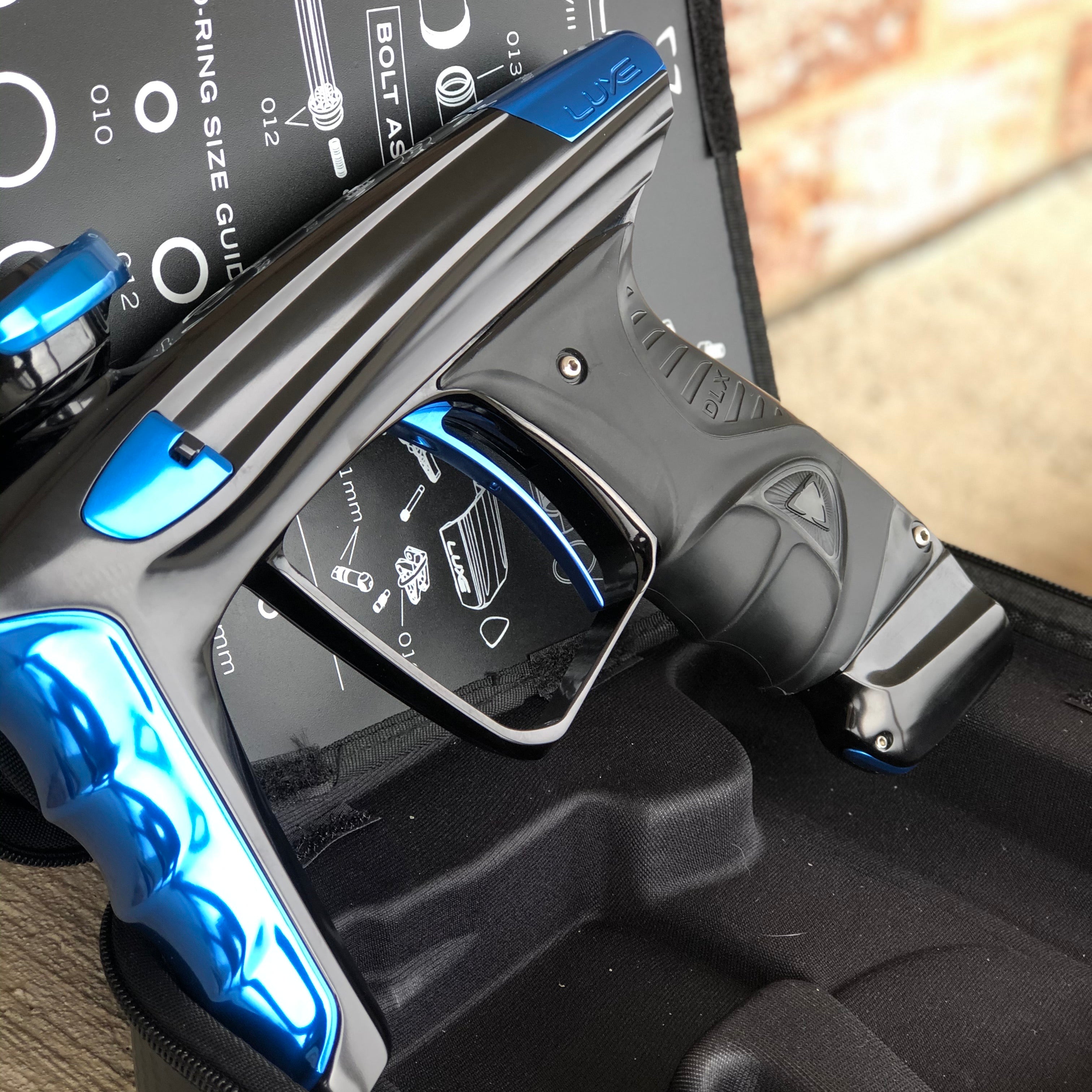 Used DLX Luxe X Paintball Gun - Gloss Black