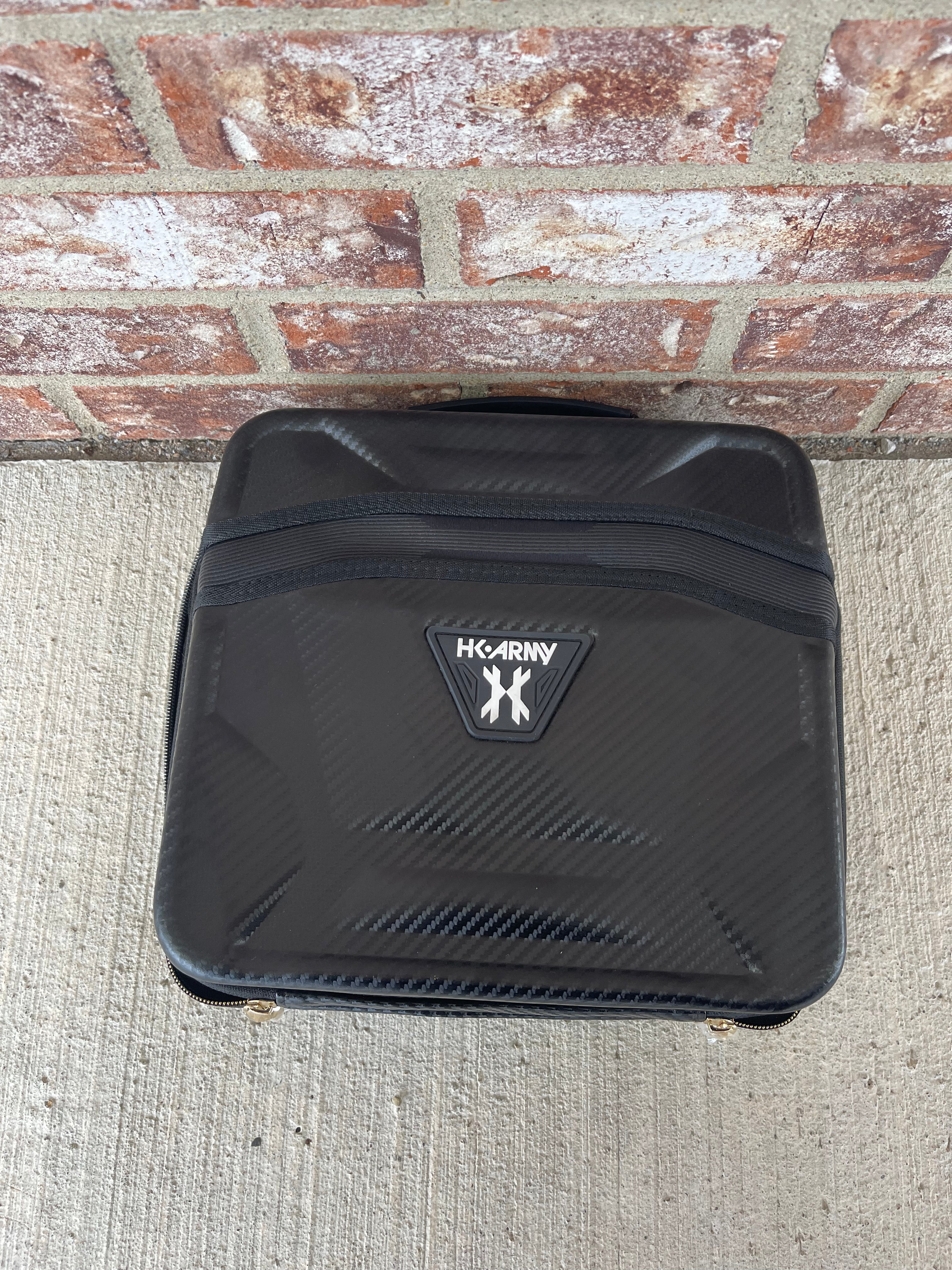 Used DLX Luxe X Paintball Gun - Dust Pewter/Polished Black w/ HK Army Exo 2.0 Case