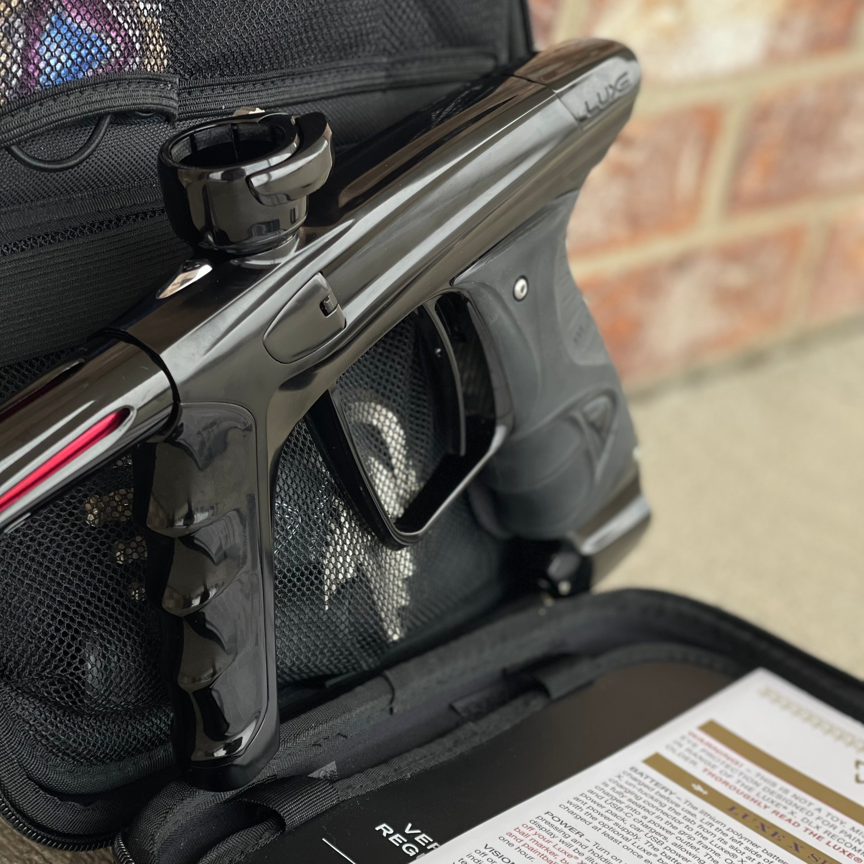 Used DLX Luxe X Paintball Gun - Black