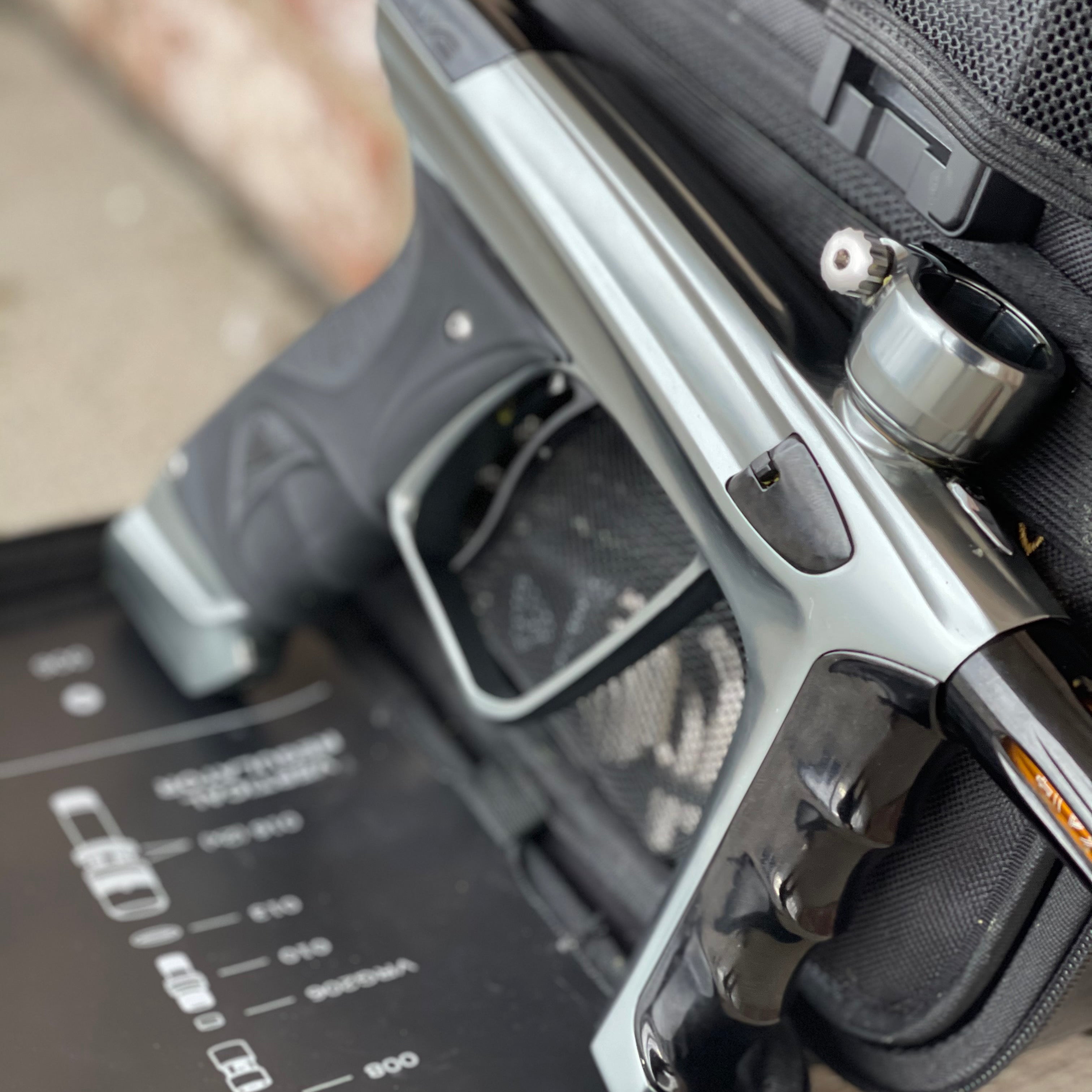 Used DLX Luxe X Paintball Gun - Gloss Pewter