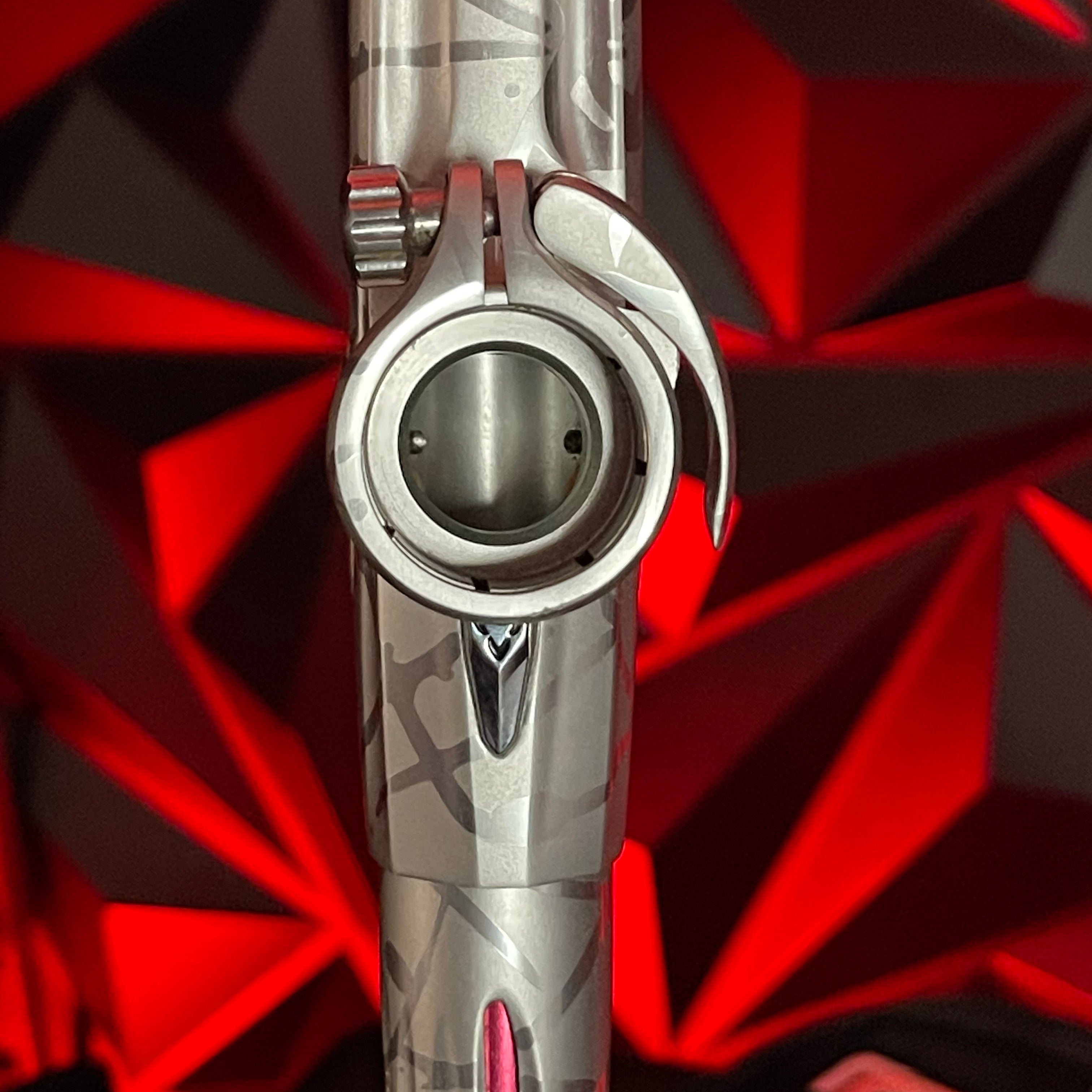 Used DLX Luxe X Paintball Gun - Silver Splash