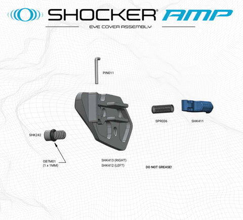 SP Shocker Amp Eye Cover Assembly Parts List - Pick the Part You Need!