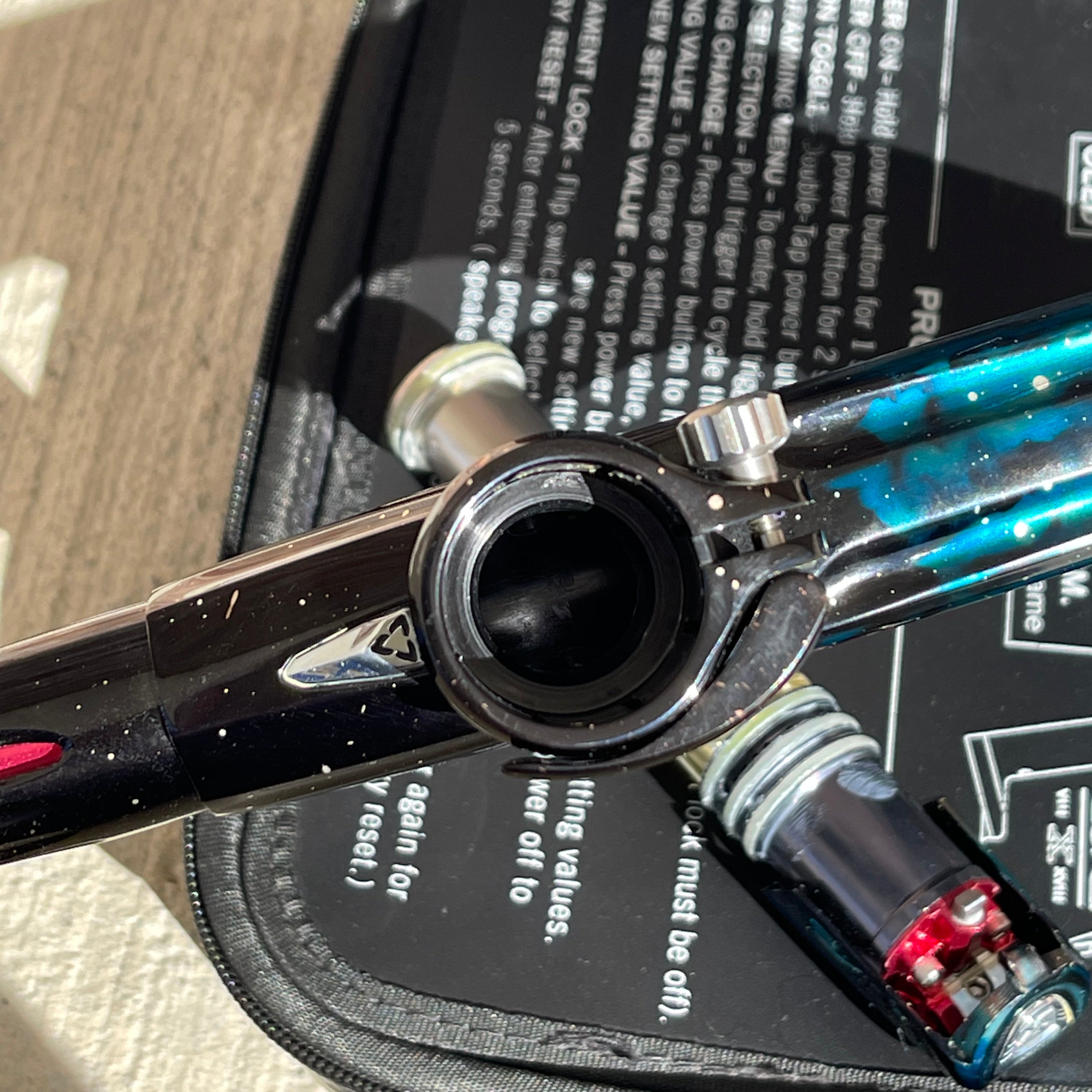 Used DLX Luxe X Paintball Gun - LE Gloss Galaxy Fade
