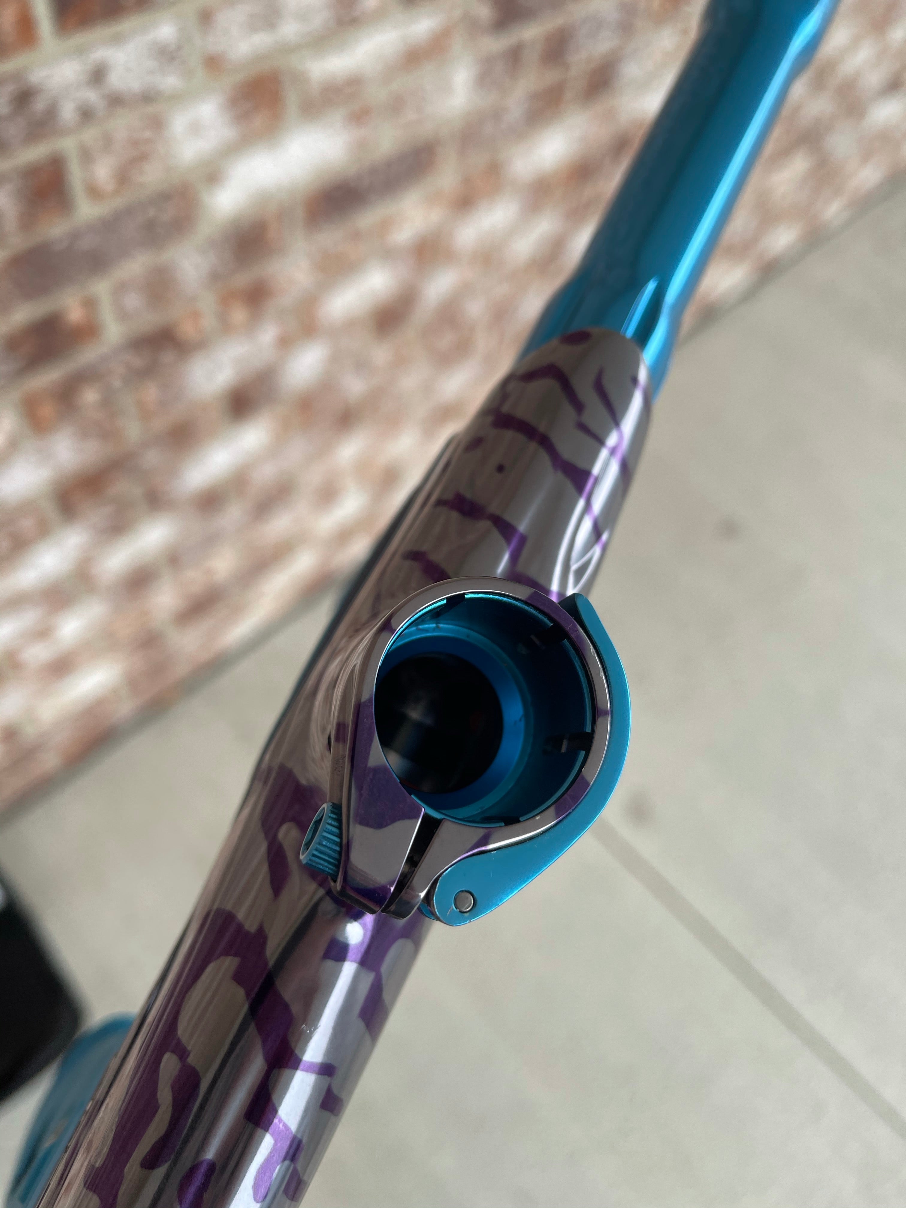 Used Dye DM15 Paintball Marker - Skinned Navy