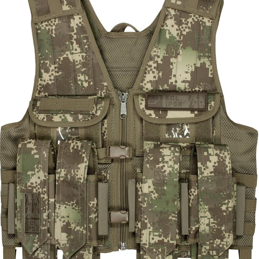 Planet Eclipse Tactical Load Paintball Vest - HDE Camo