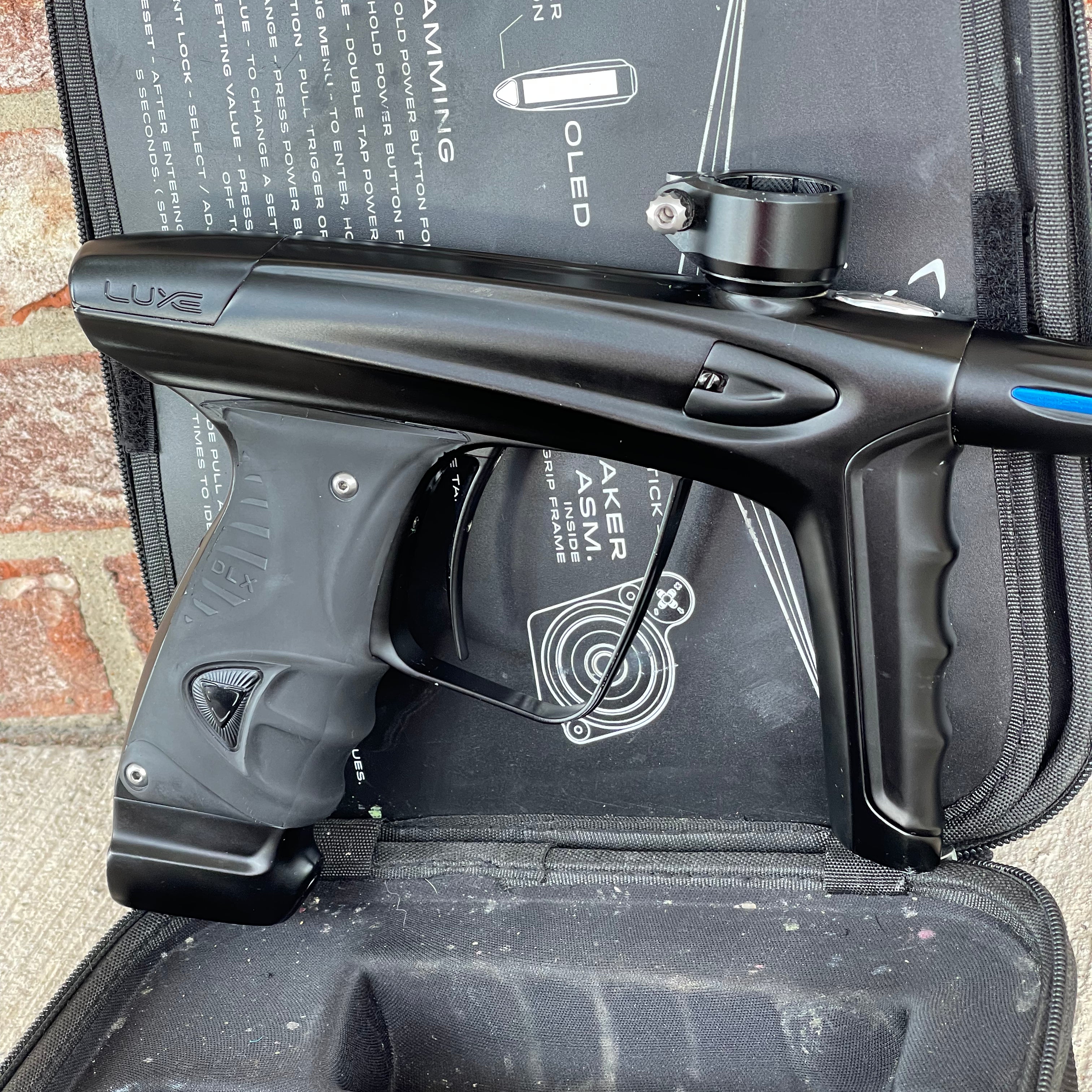 Used DLX Luxe Ice Paintball Gun - Dust Black