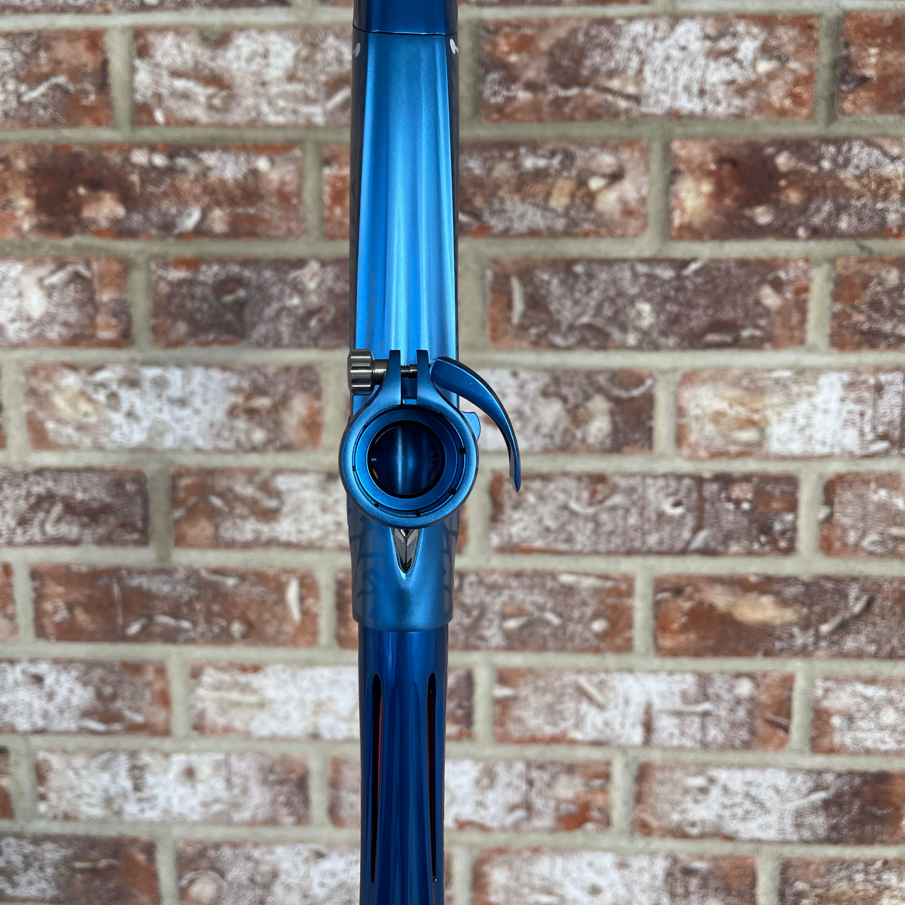 Used DLX Luxe TM40 Paintball Gun - Blue Custom Laser Engraving