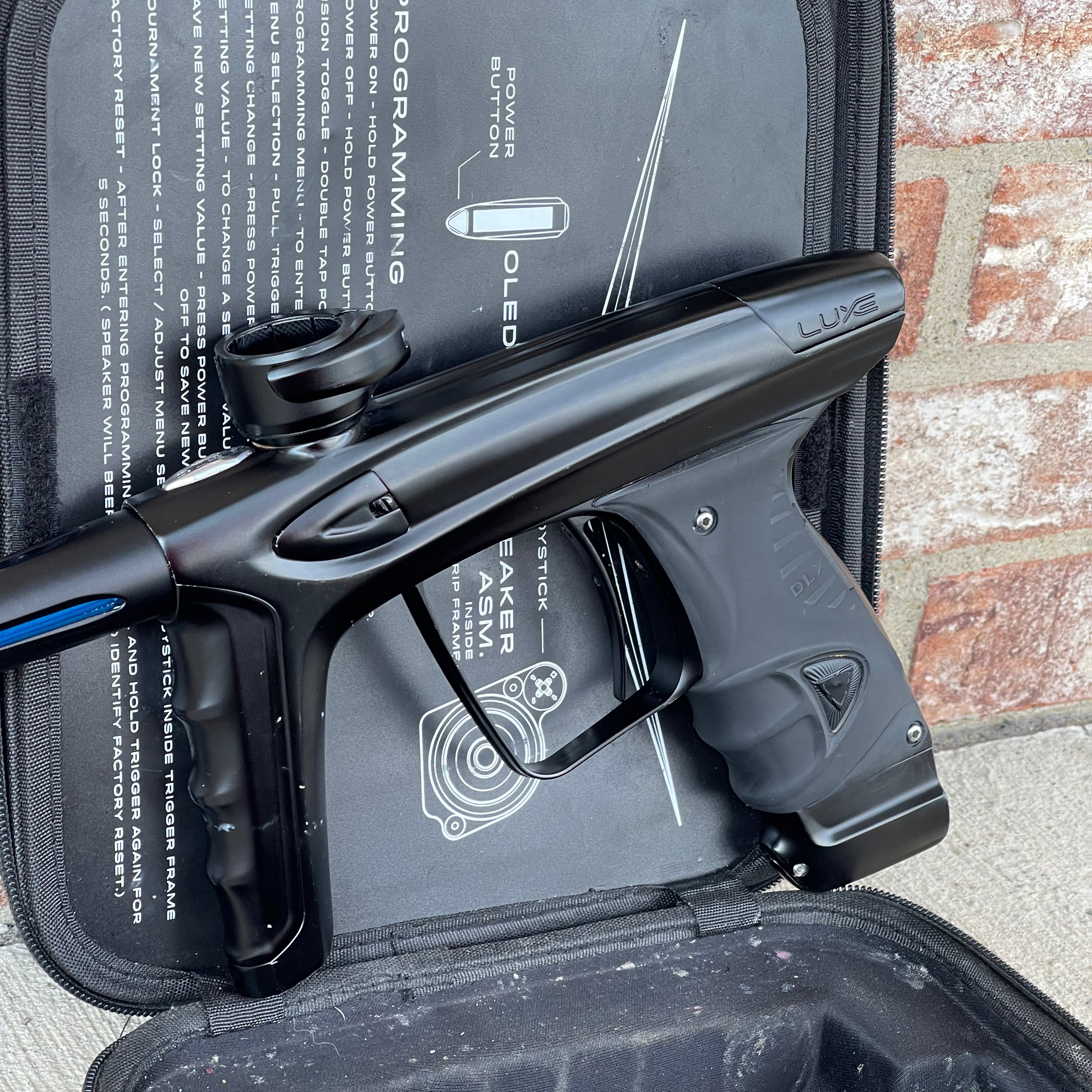 Used DLX Luxe Ice Paintball Gun - Dust Black