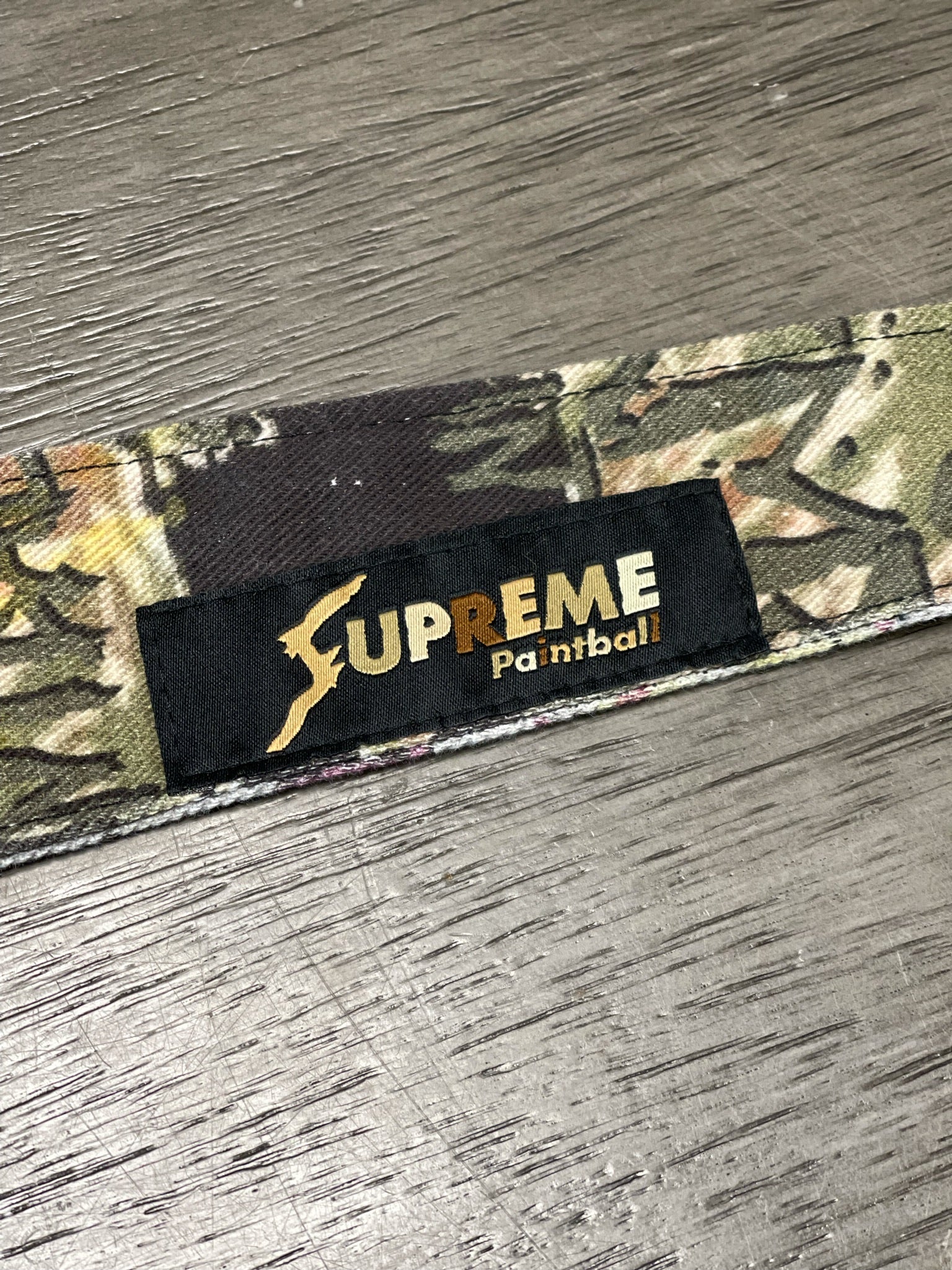 *Used* Supreme Paintball 1 of 1 Duel Tag - Rainbow/Camo Tag