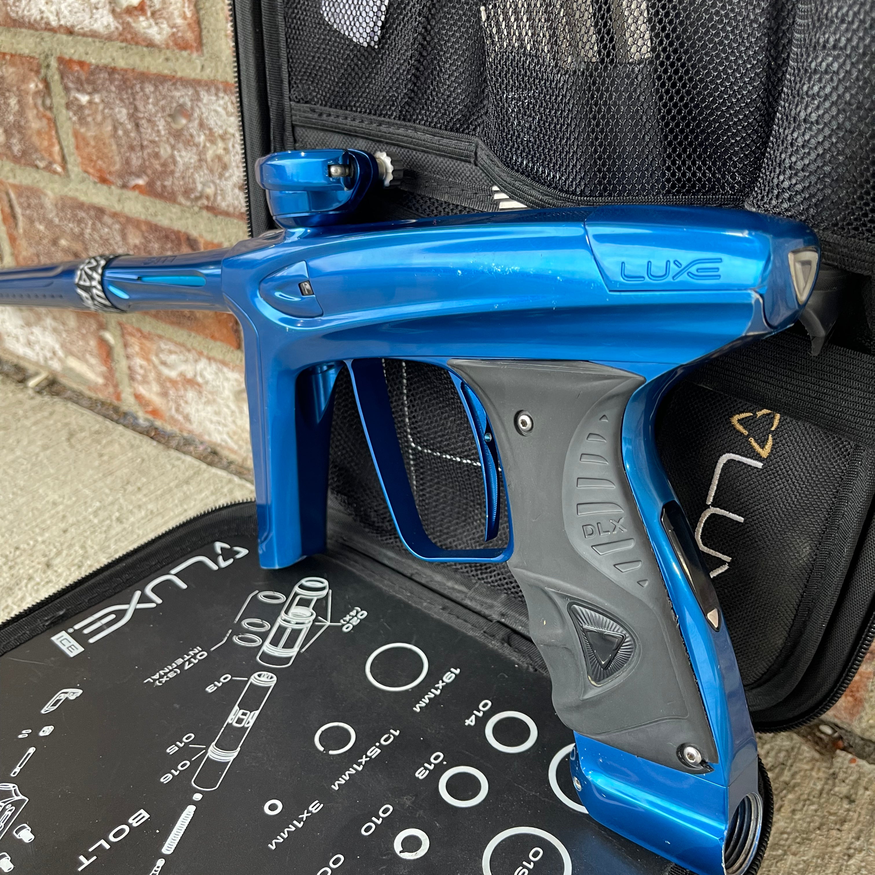 DLX Luxe Ice Paintball Gun - Gloss Blue