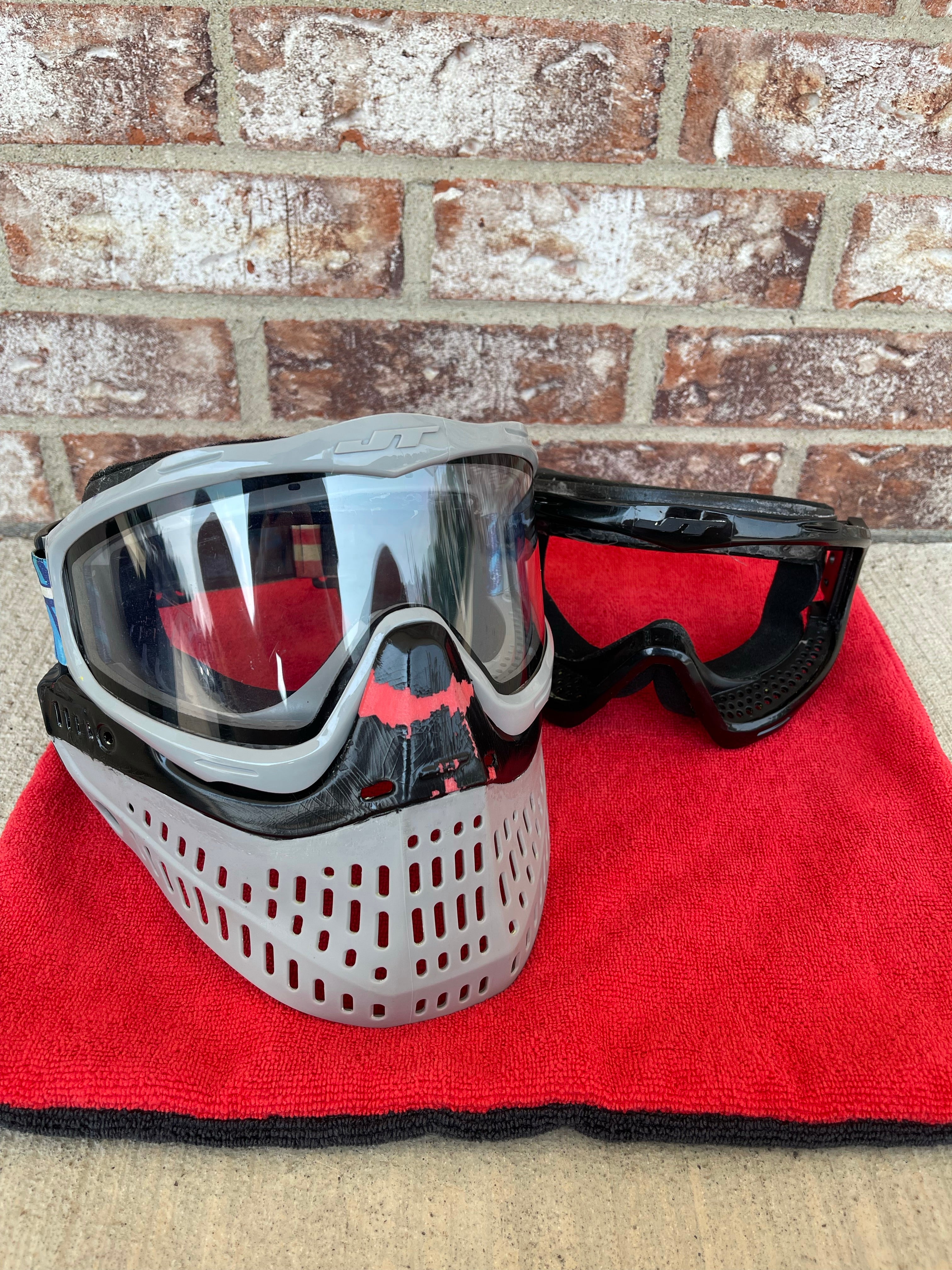 Used JT Proflex Paintball Mask - Grey