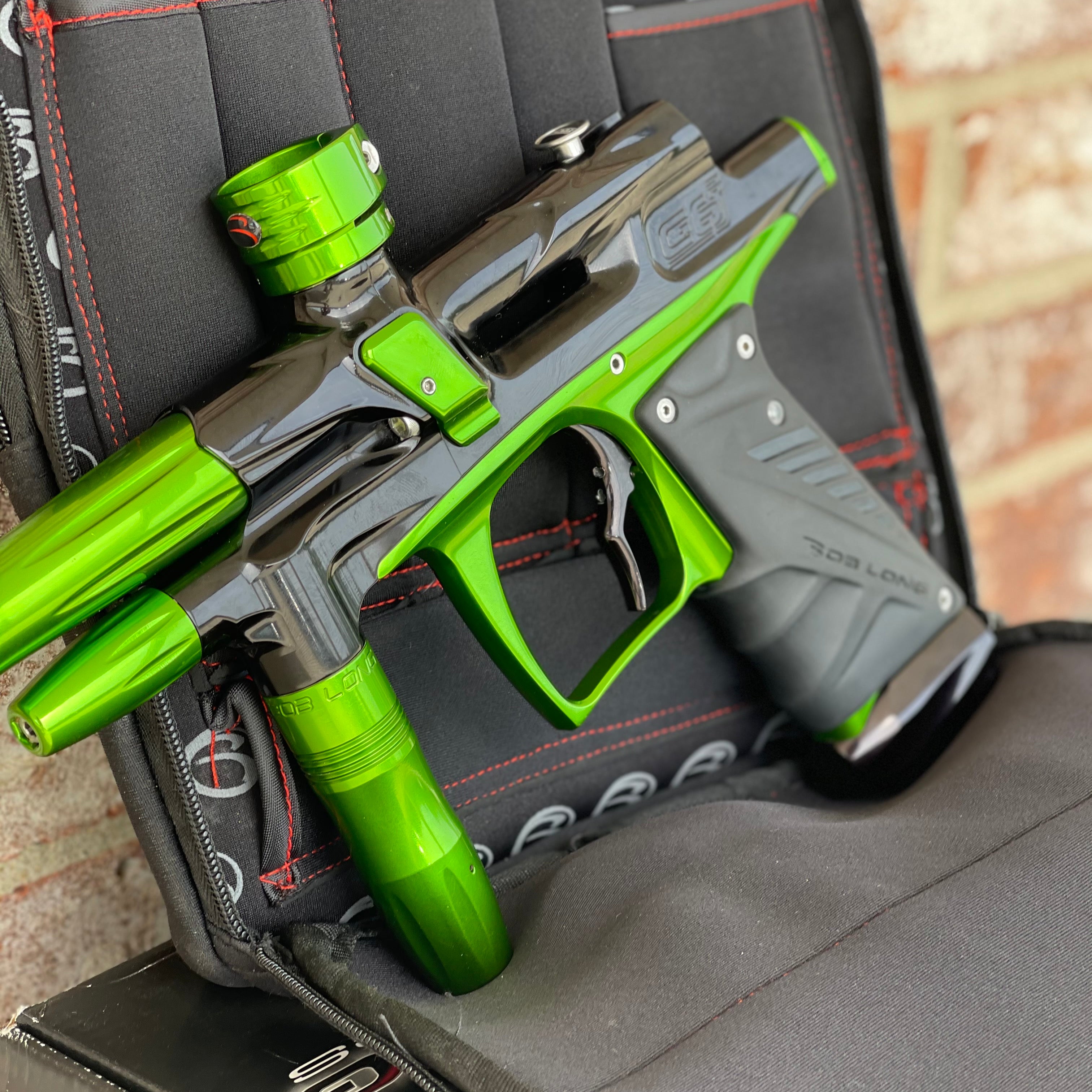 Used Bob Long 2K12 G6R Paintball Gun - Black / Green