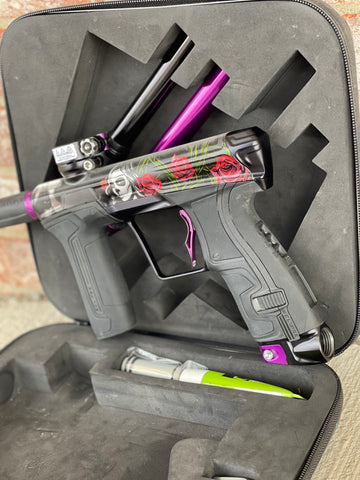 Used Planet Eclipse CS2 Paintball Gun - Dia De Los Muetros w/Infamous Deuce Trigger and Infamous Wave Spring
