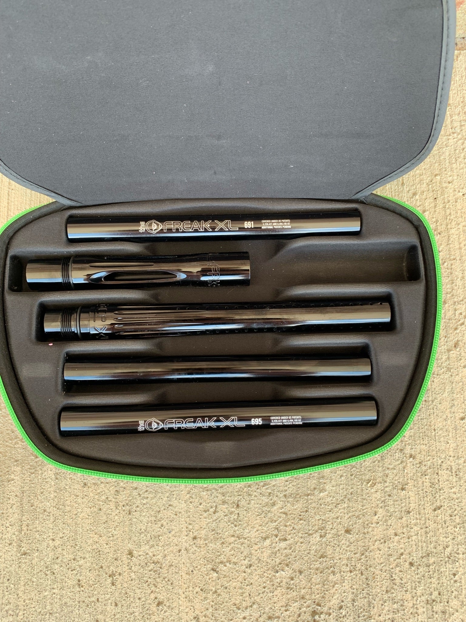 Used Freak XL Complete Boremaster Kit w/ Freak XL ACP Barrel Tip (Black) and Freak XL Barrel Back - Blackout XL Aluminum Inserts