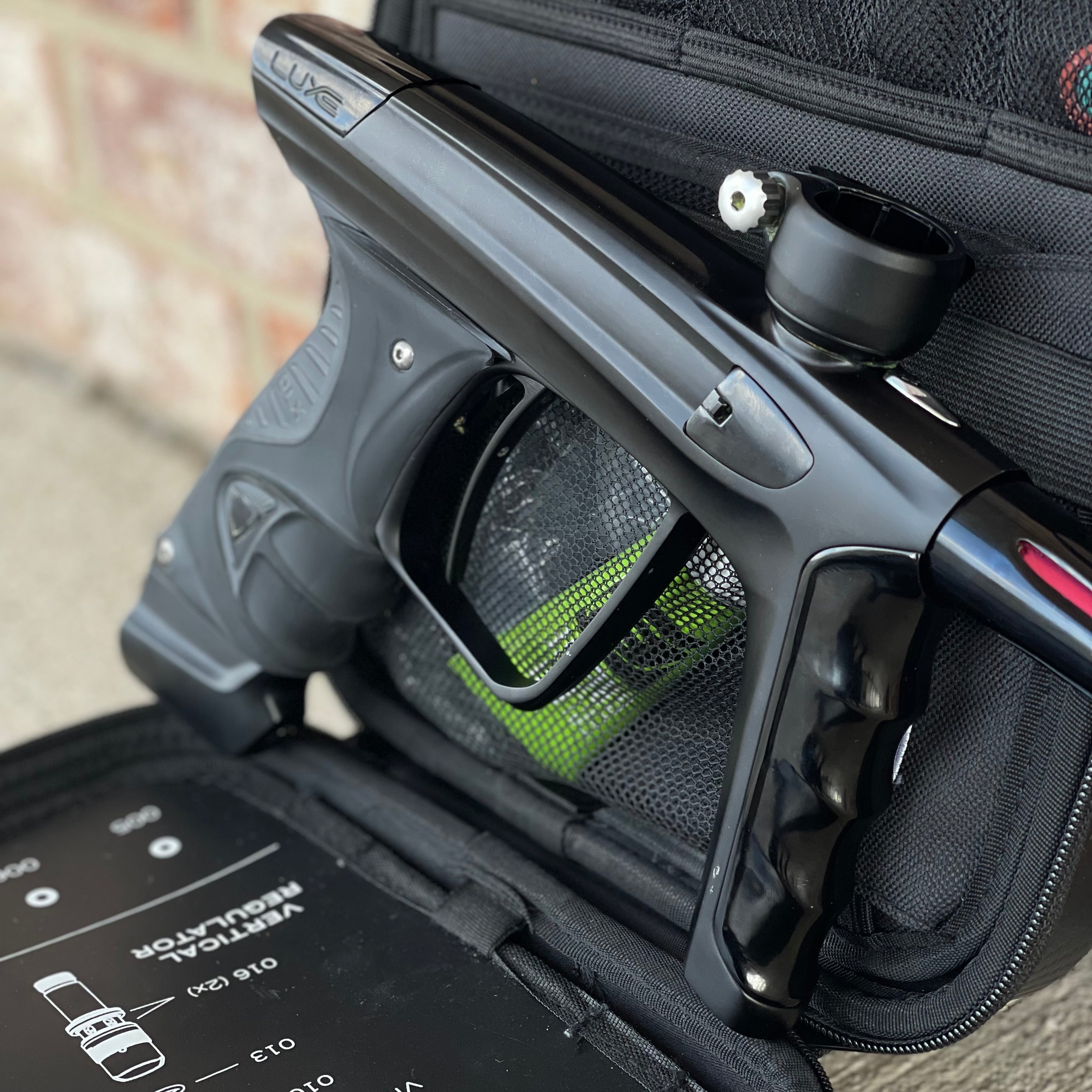 Used DLX Luxe X Paintball Gun - Black