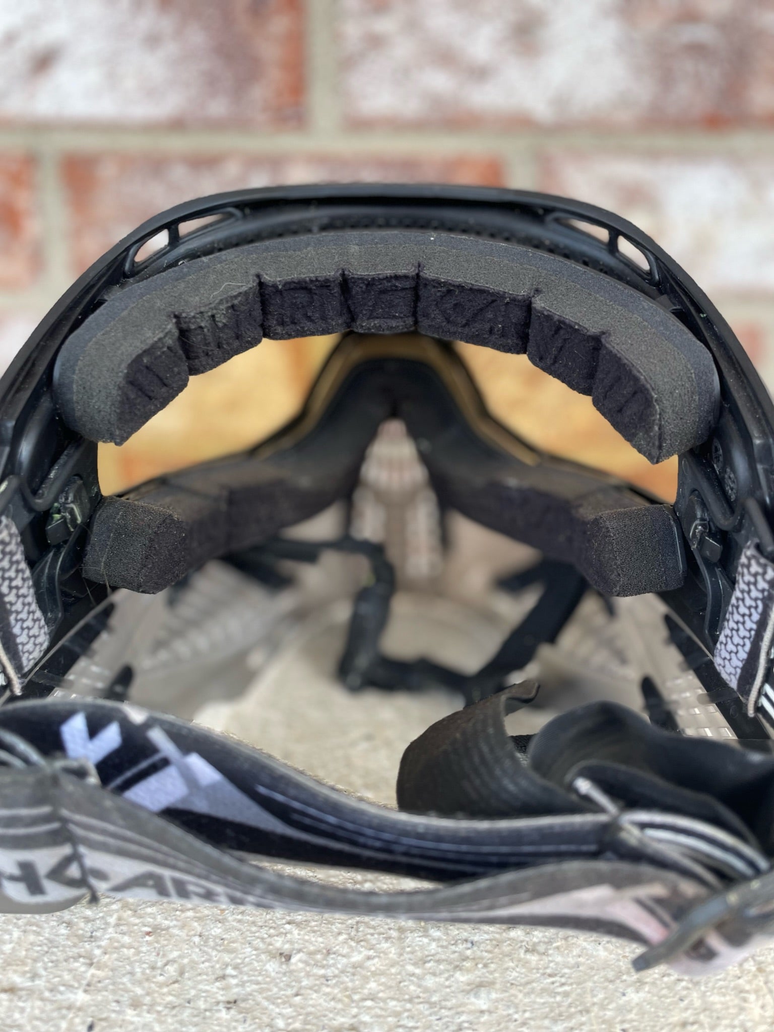 Used HK Army SLR Paintball Mask - Smoke w/ Amber Lens