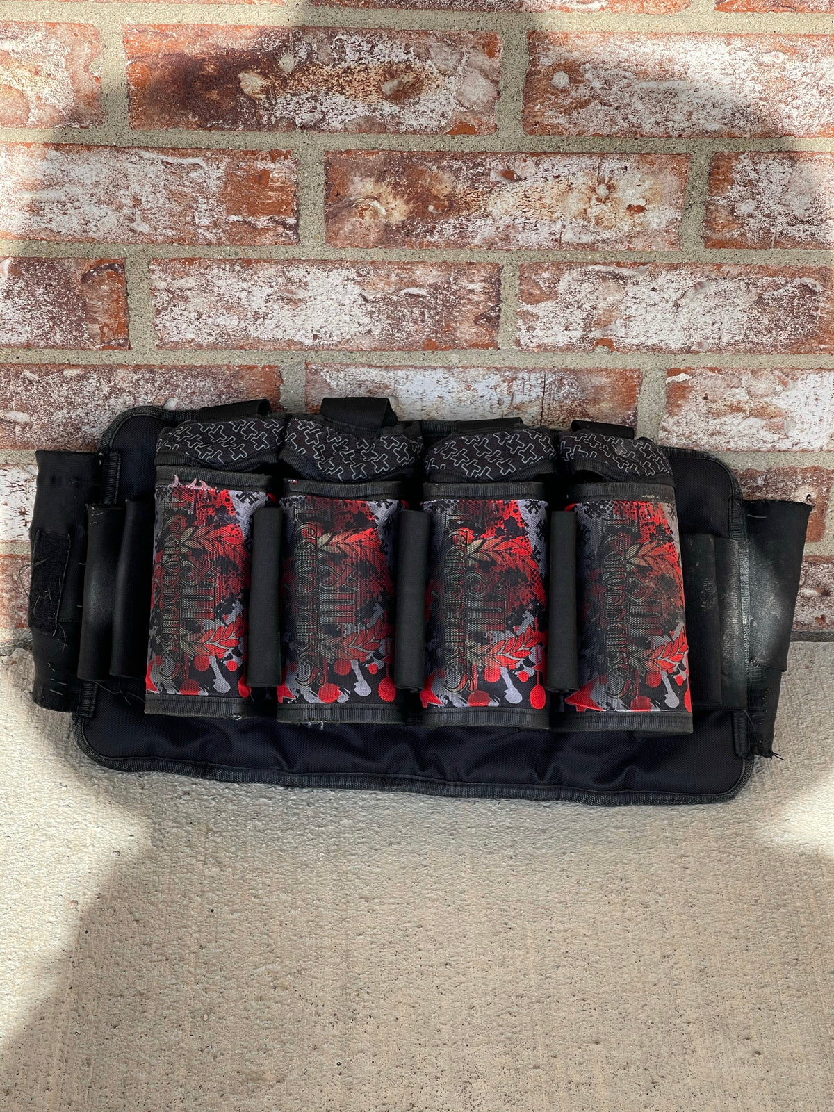 Used 13th Legionnaires Custom Strapless Paintball Pack 4 + 7
