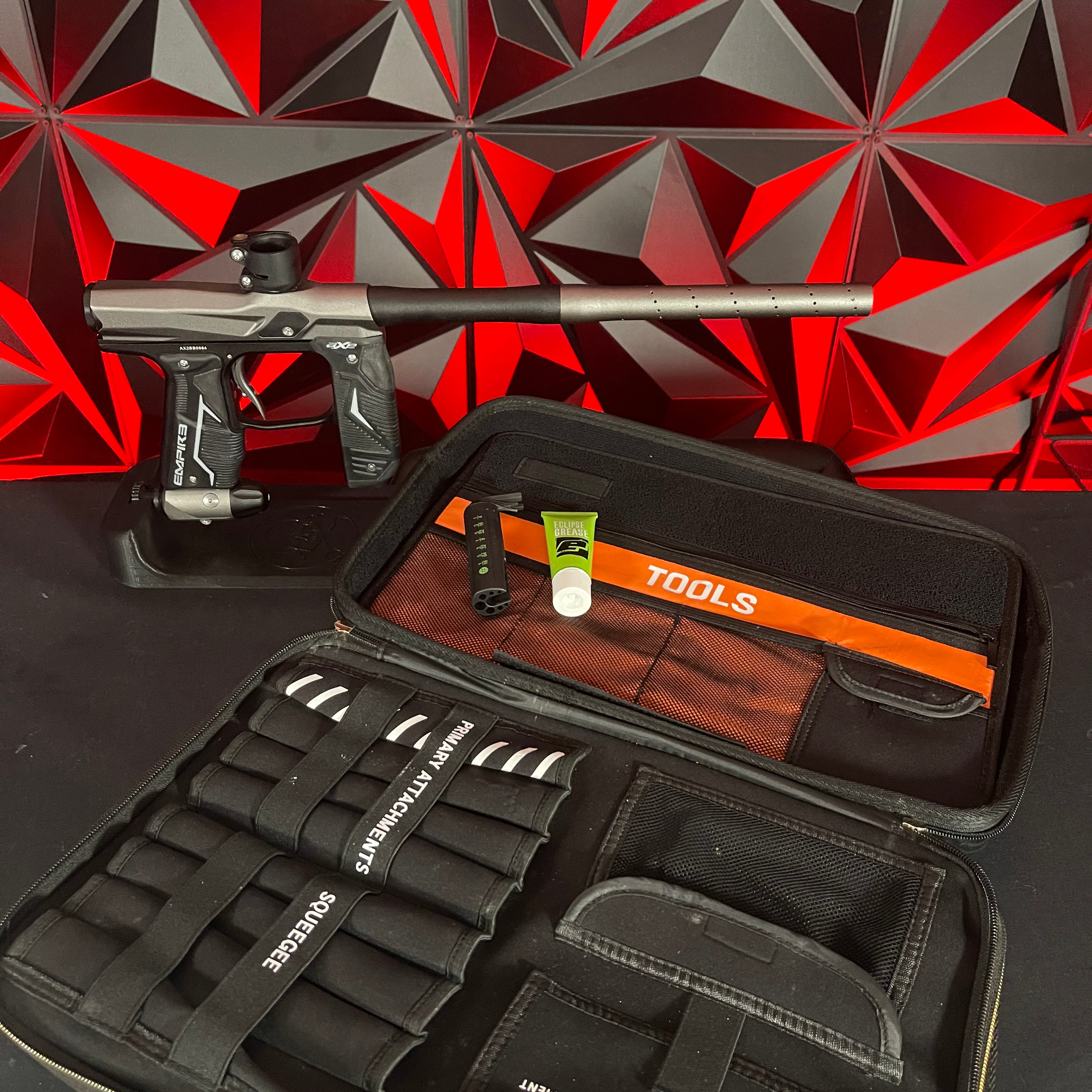 Used Empire Axe 2.0 - Grey/Black w/ XL HK Army Marker Case