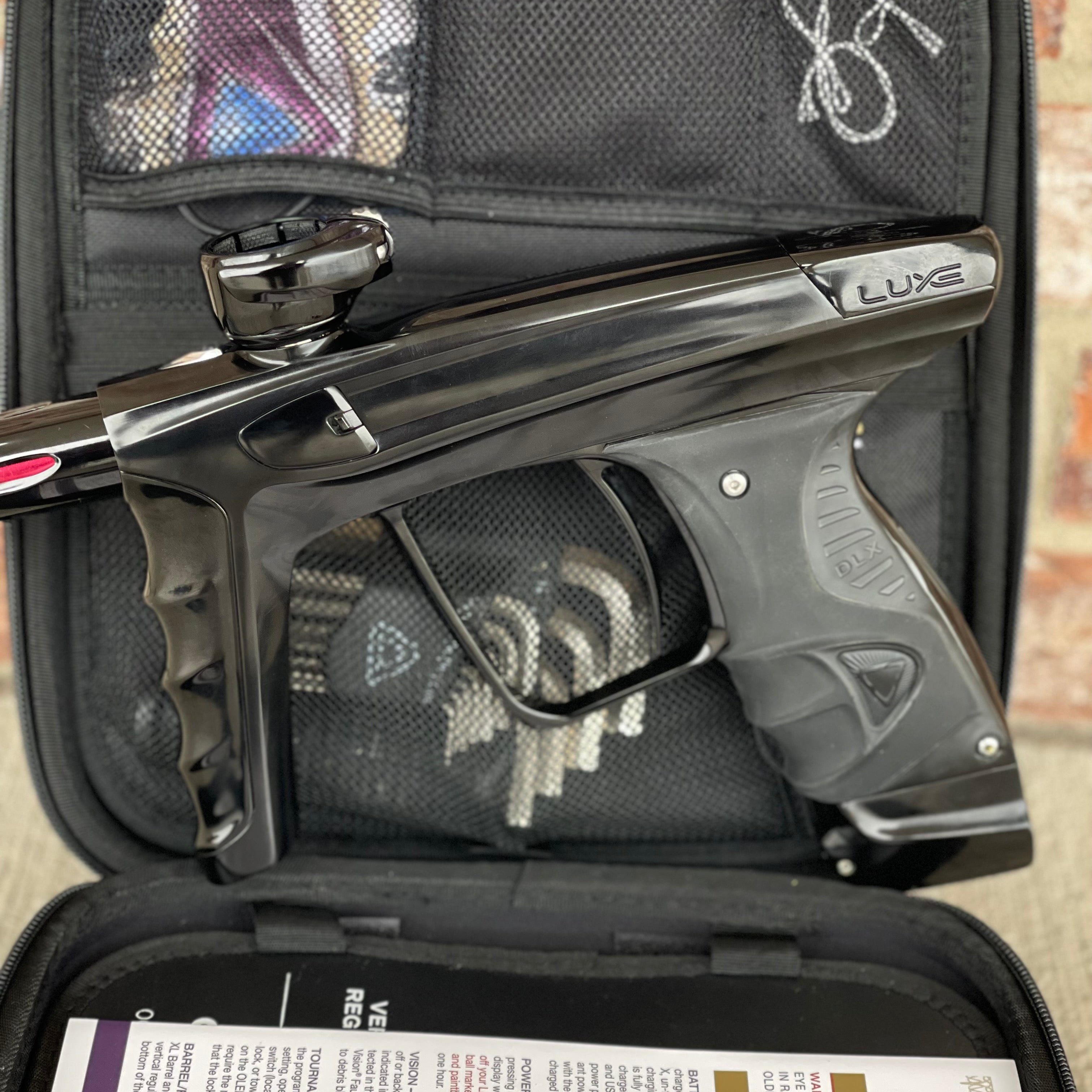 Used DLX Luxe X Paintball Gun - Black