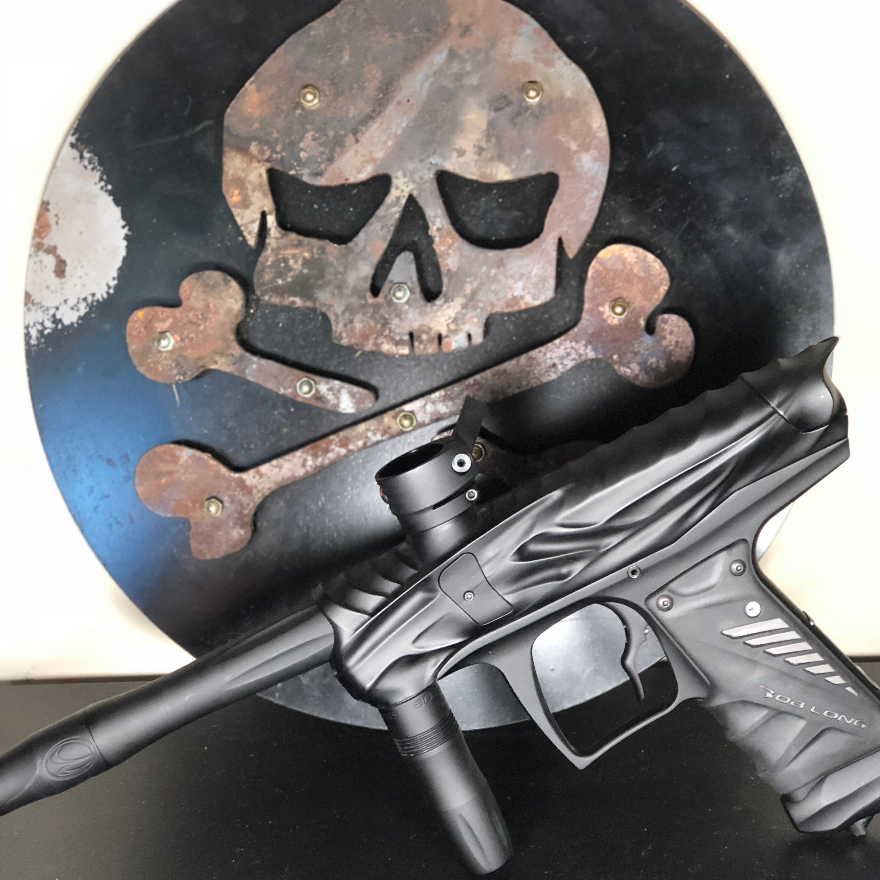 Used RARE Bob Long Reptile Paintball Marker - Dust Black