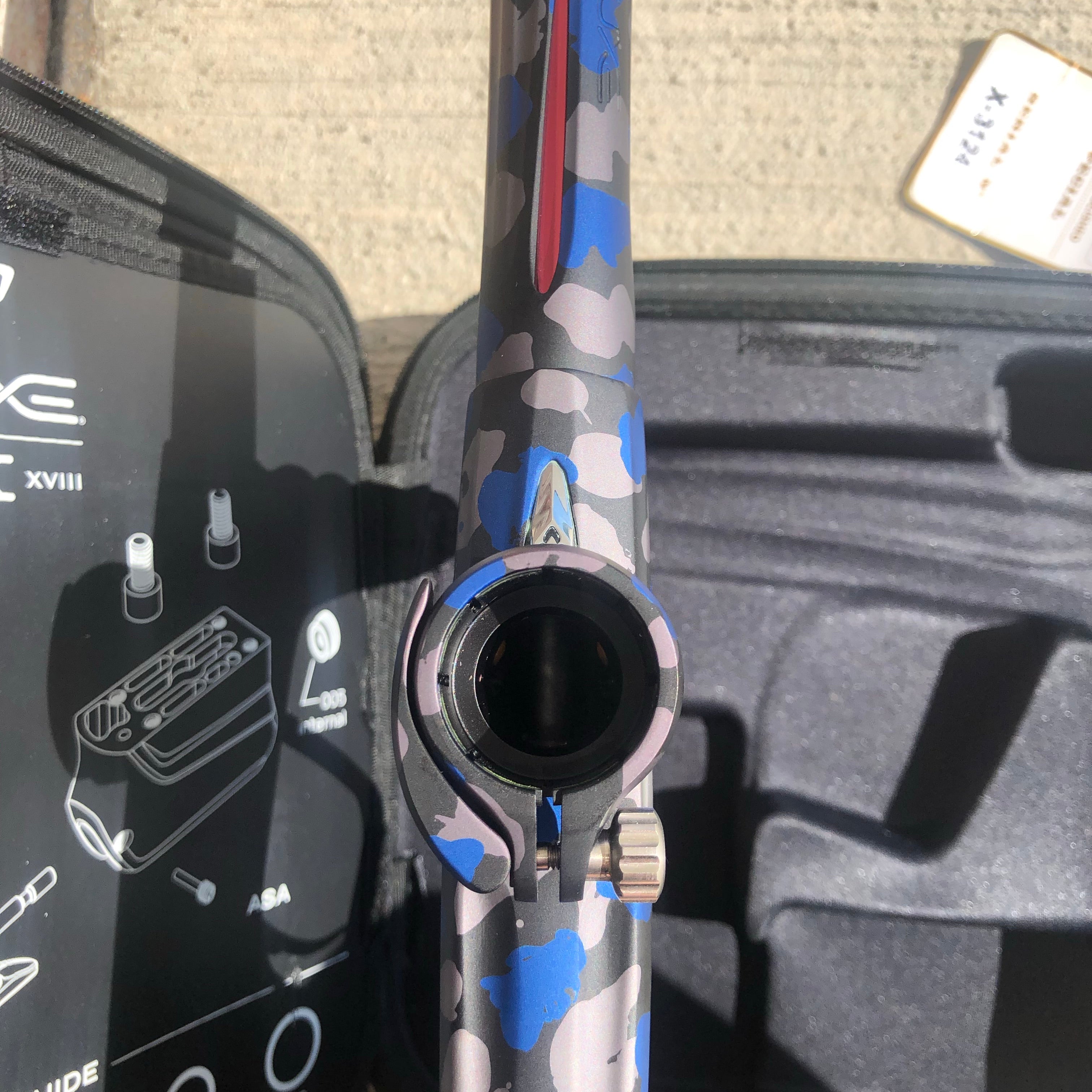 Used DLX Luxe X Paintball Gun - Midnight Camo