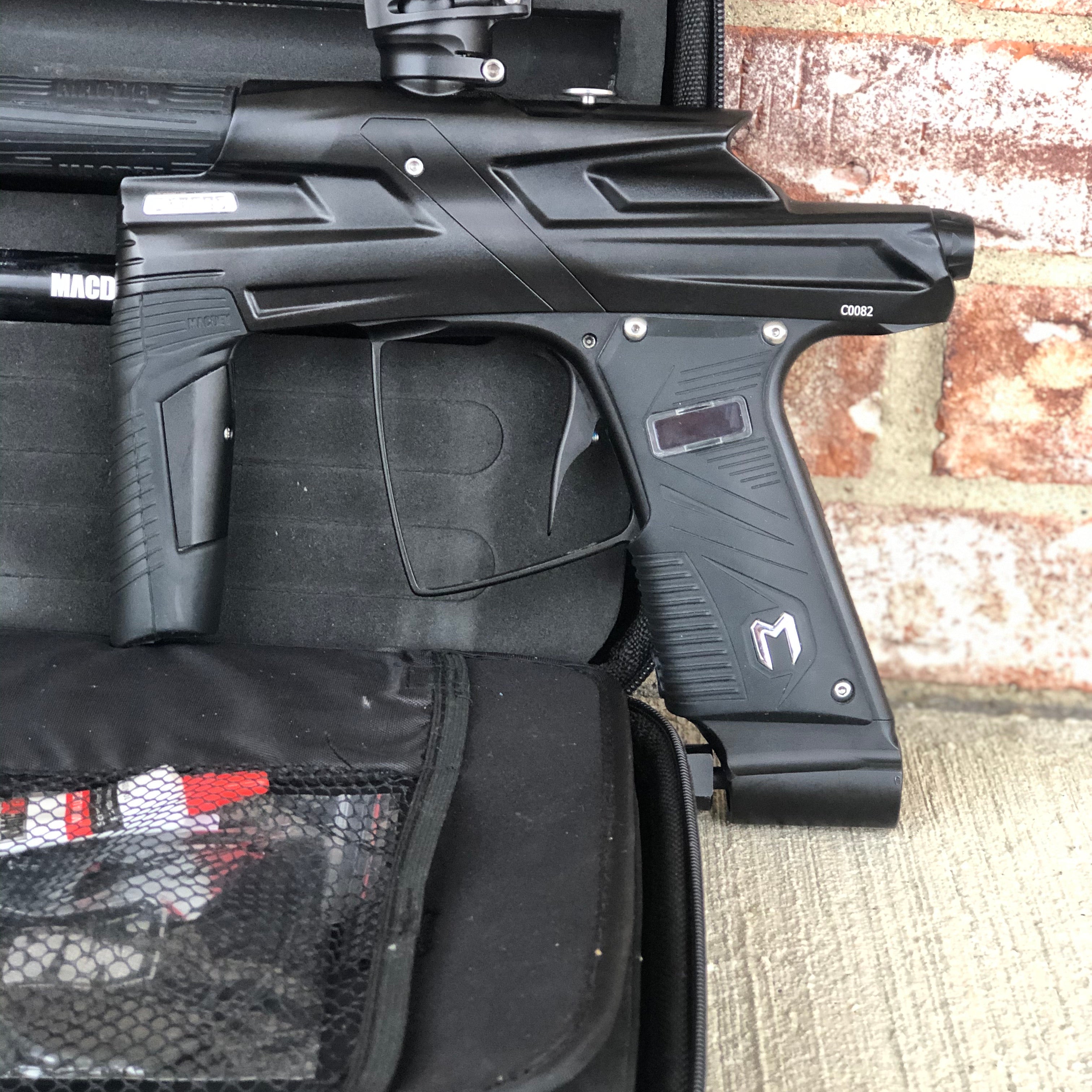 Used MacDev Cyborg 6 Paintball Marker - Black