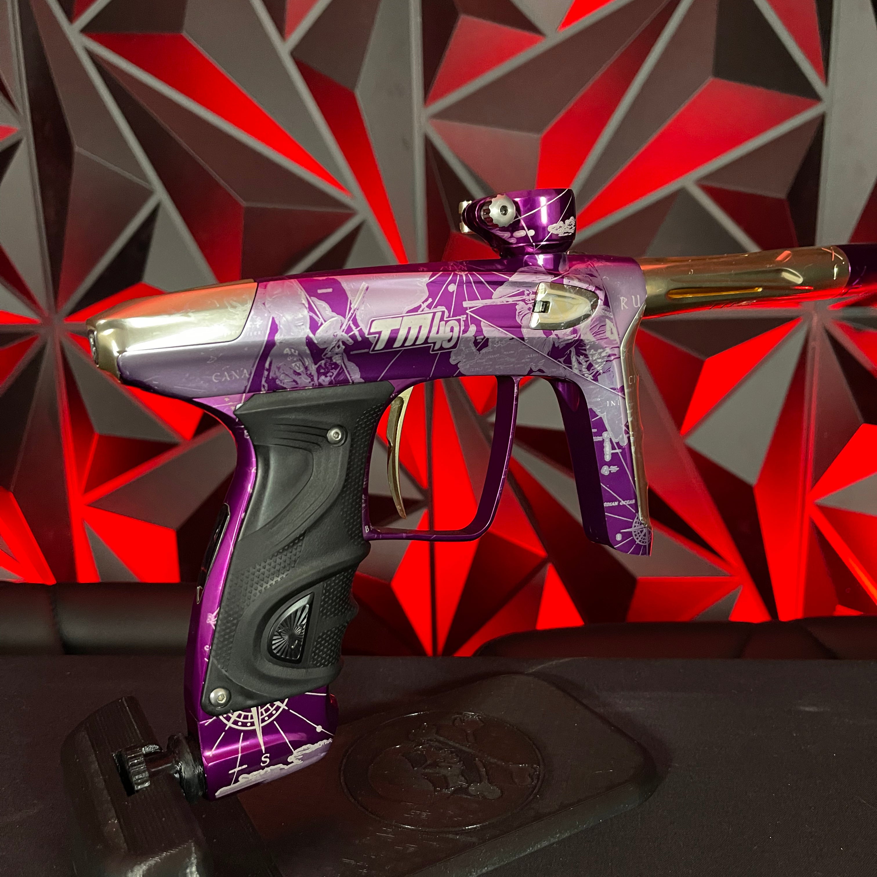 Used DLX Luxe TM40 Paintball Gun - LE Commemorative Edition Purple/Gold **Misprint**