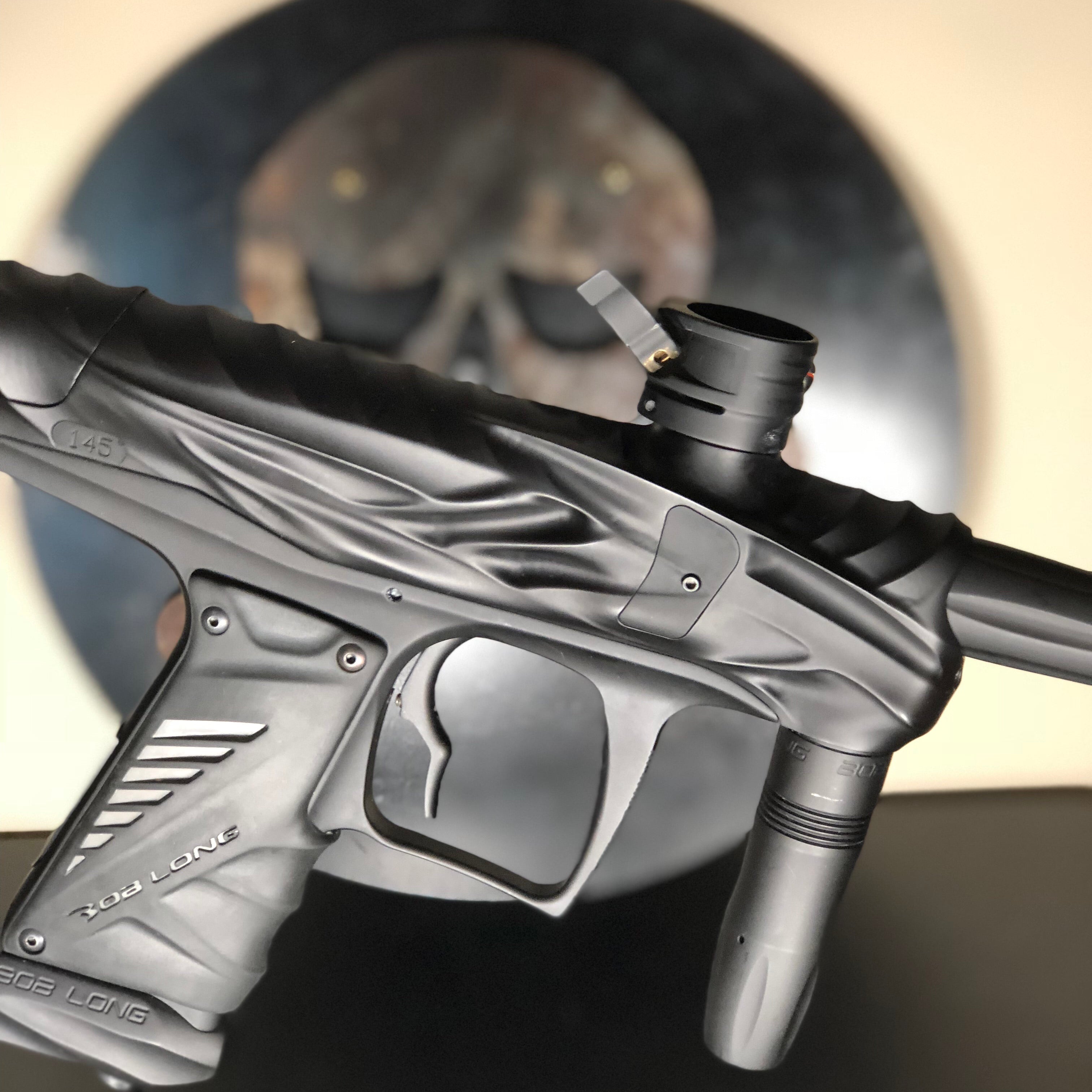 Used RARE Bob Long Reptile Paintball Marker - Dust Black