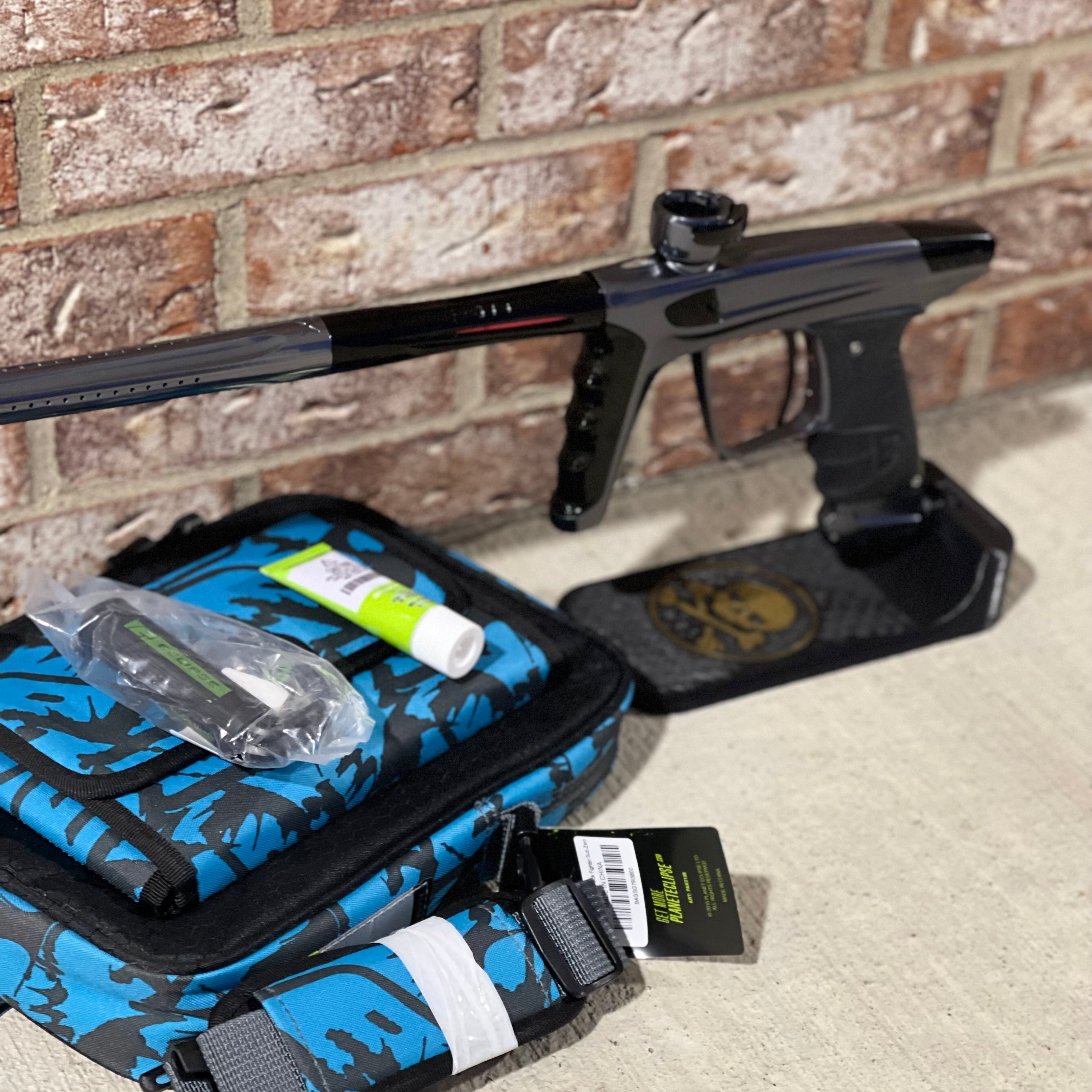 Used DLX Luxe X Paintball Gun - Pewter / Black