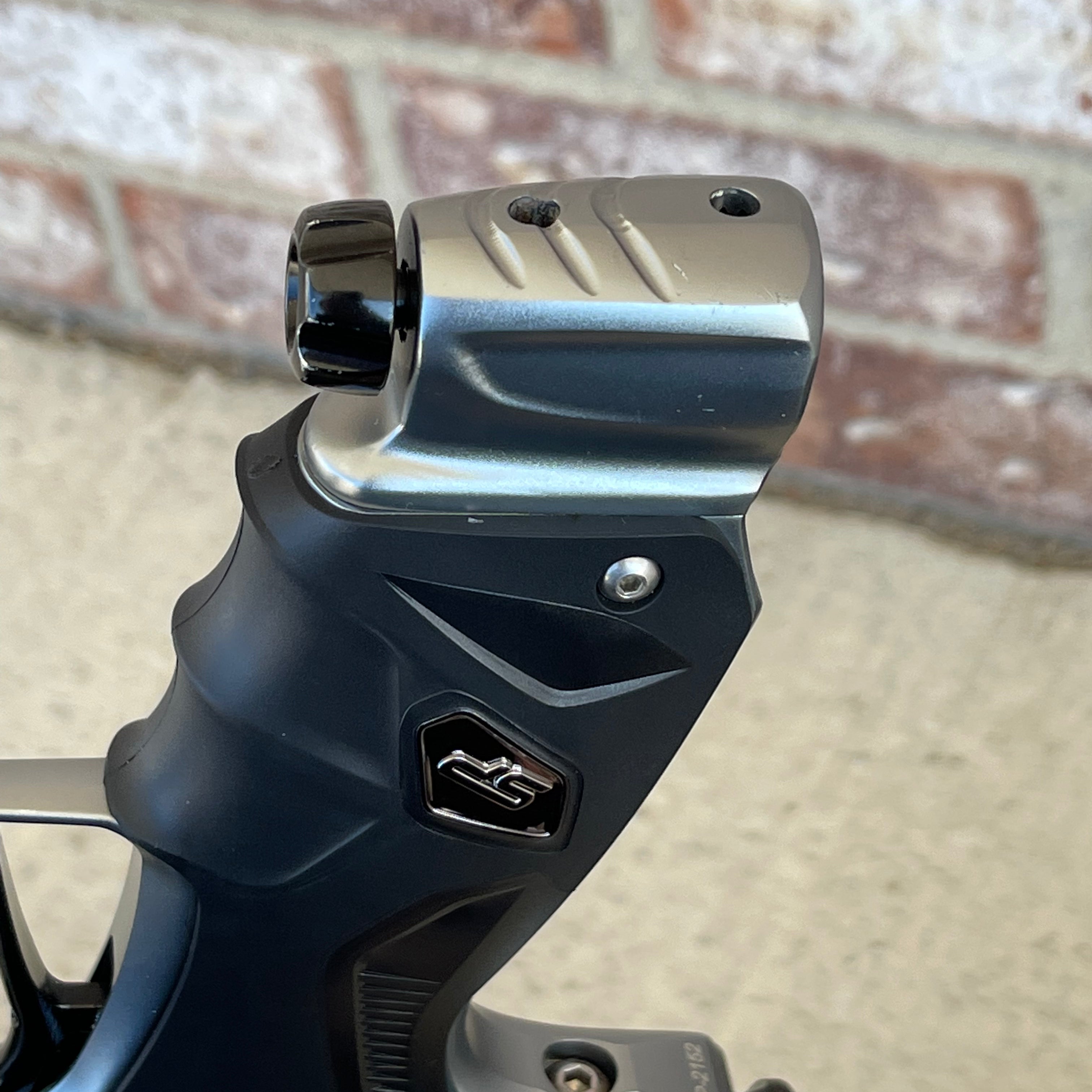 Used Shocker Amp Paintball Gun - LE Pewter Mutiny (Laser Engraved)