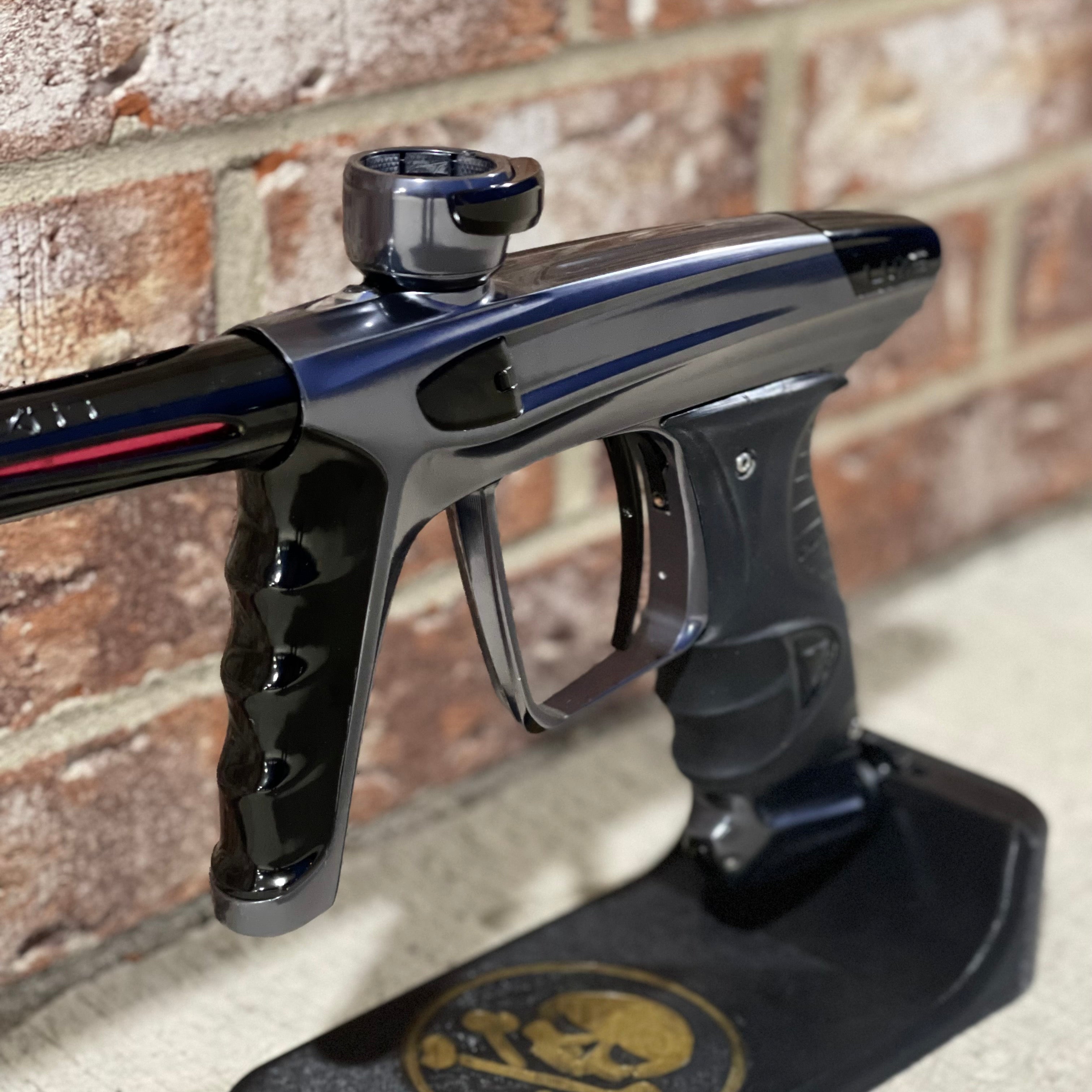Used DLX Luxe X Paintball Gun - Pewter / Black