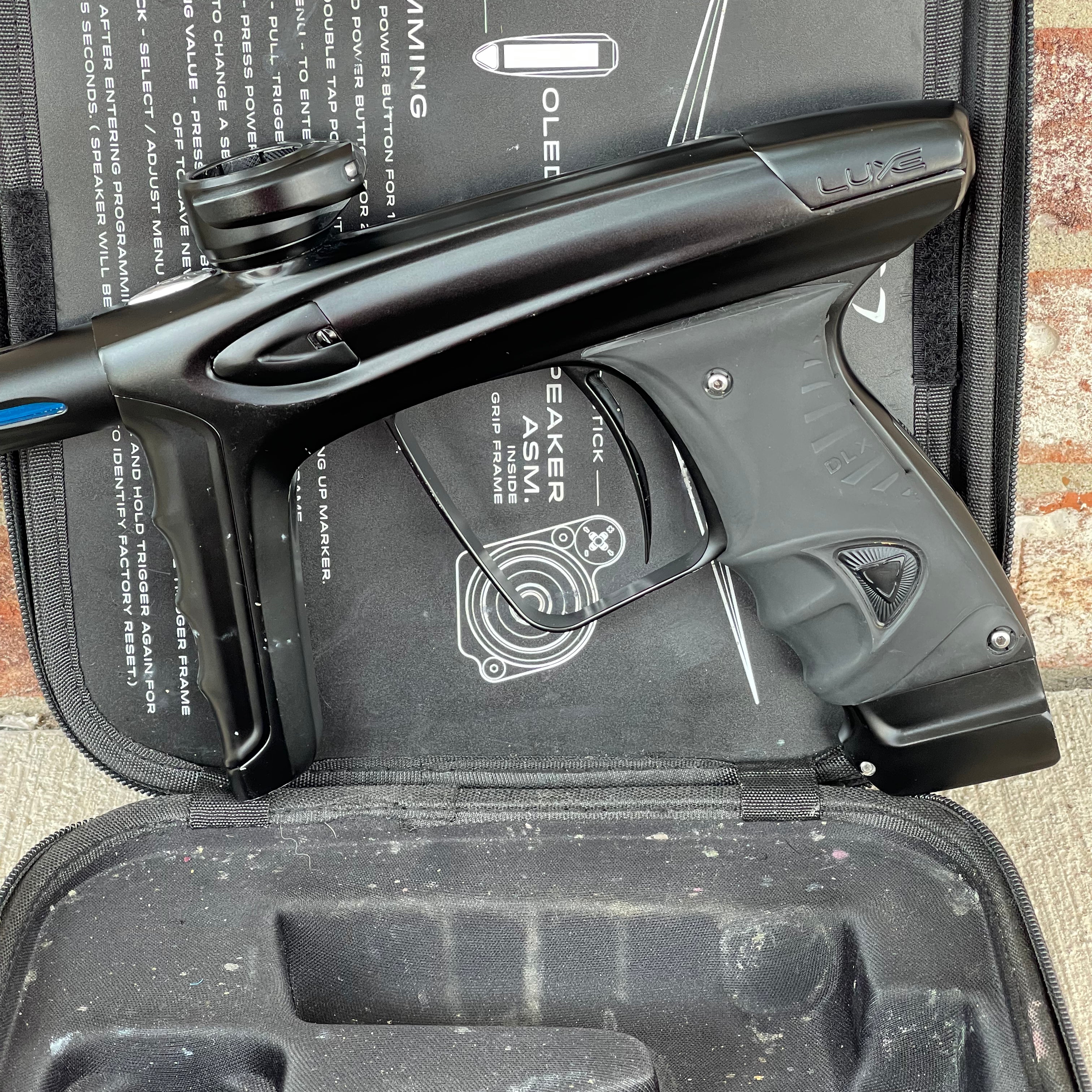 Used DLX Luxe Ice Paintball Gun - Dust Black