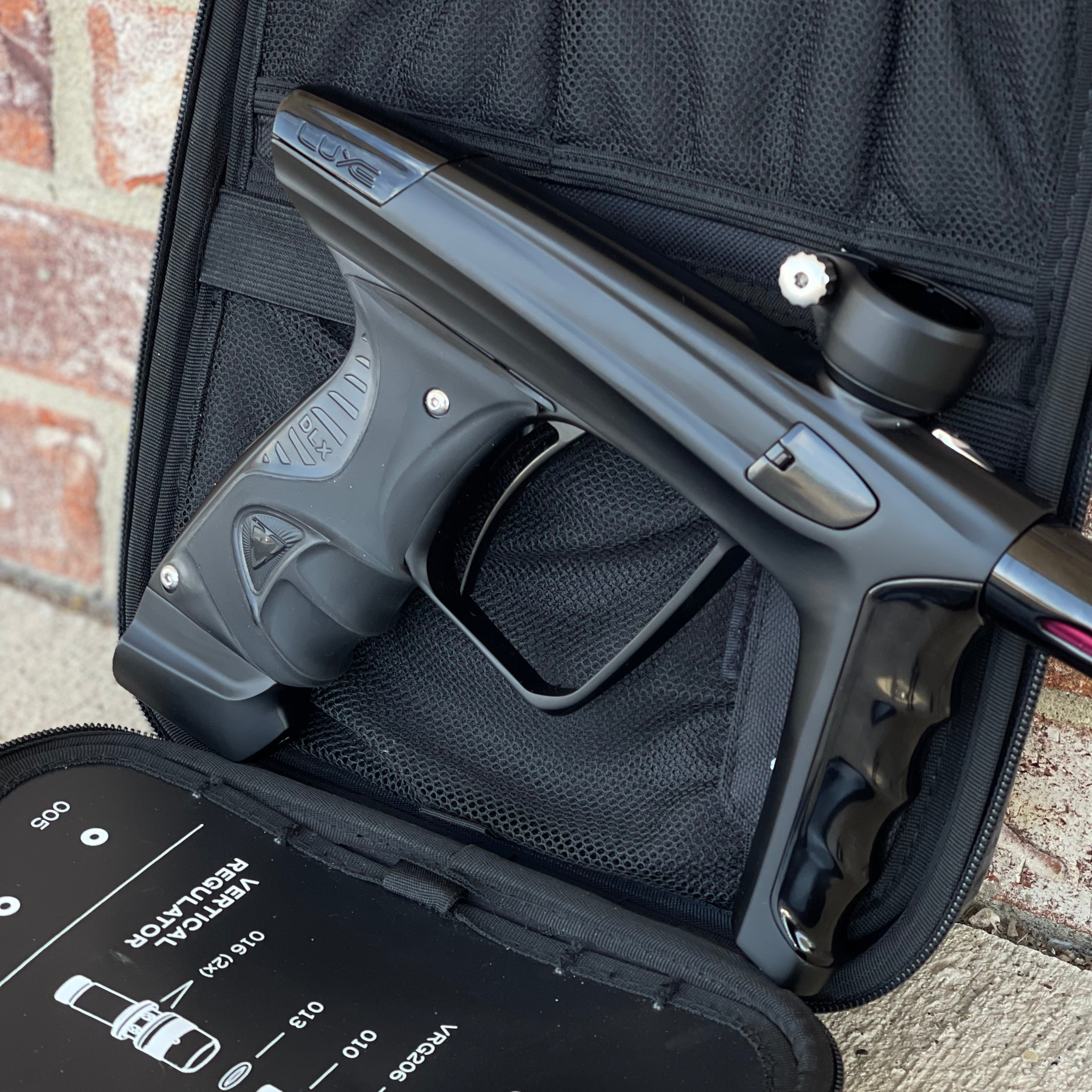 Used DLX Luxe X Paintball Gun - Dust Black