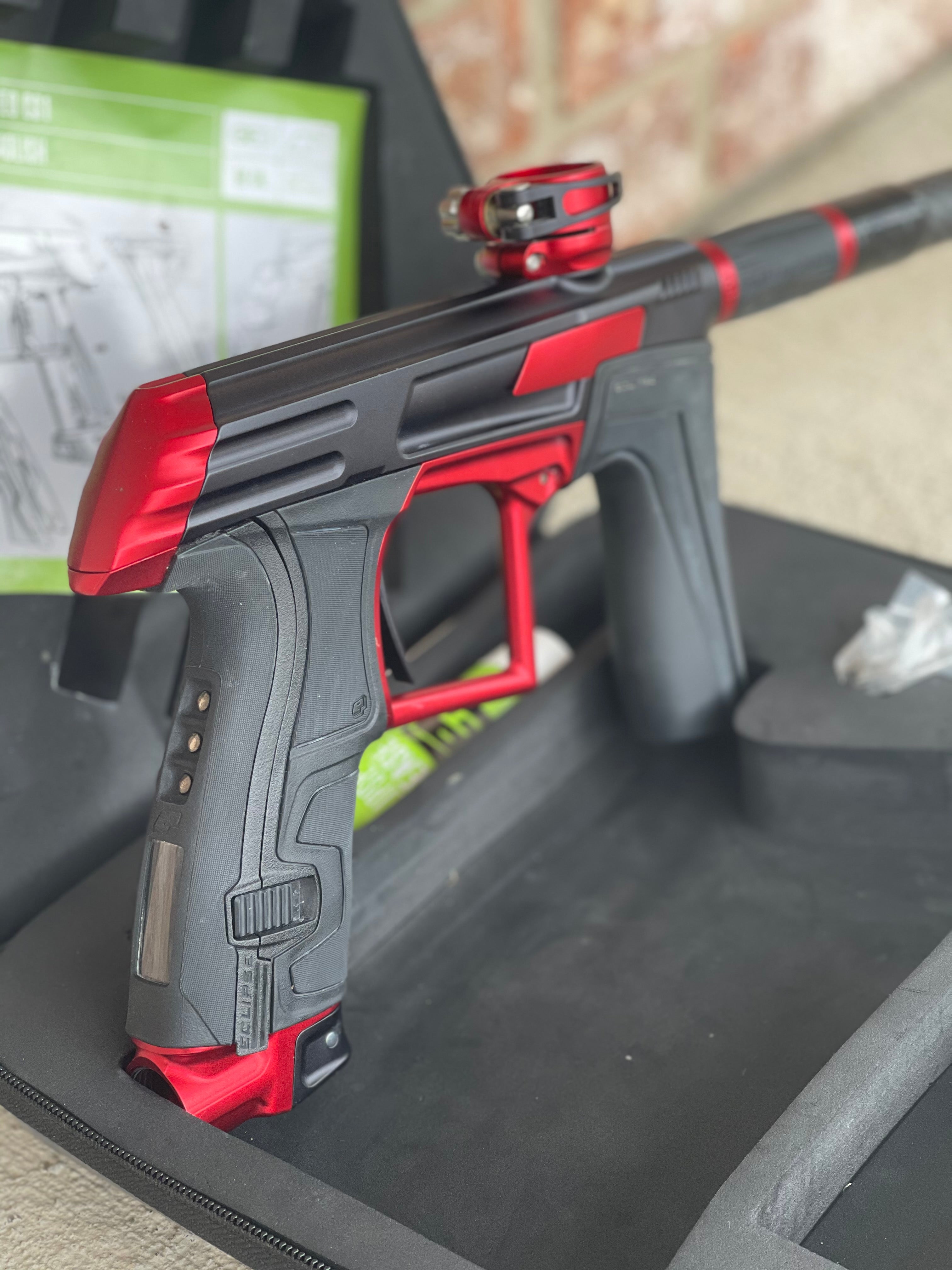 Used Planet Eclipse CS1.5 Paintball Gun - Black/Red
