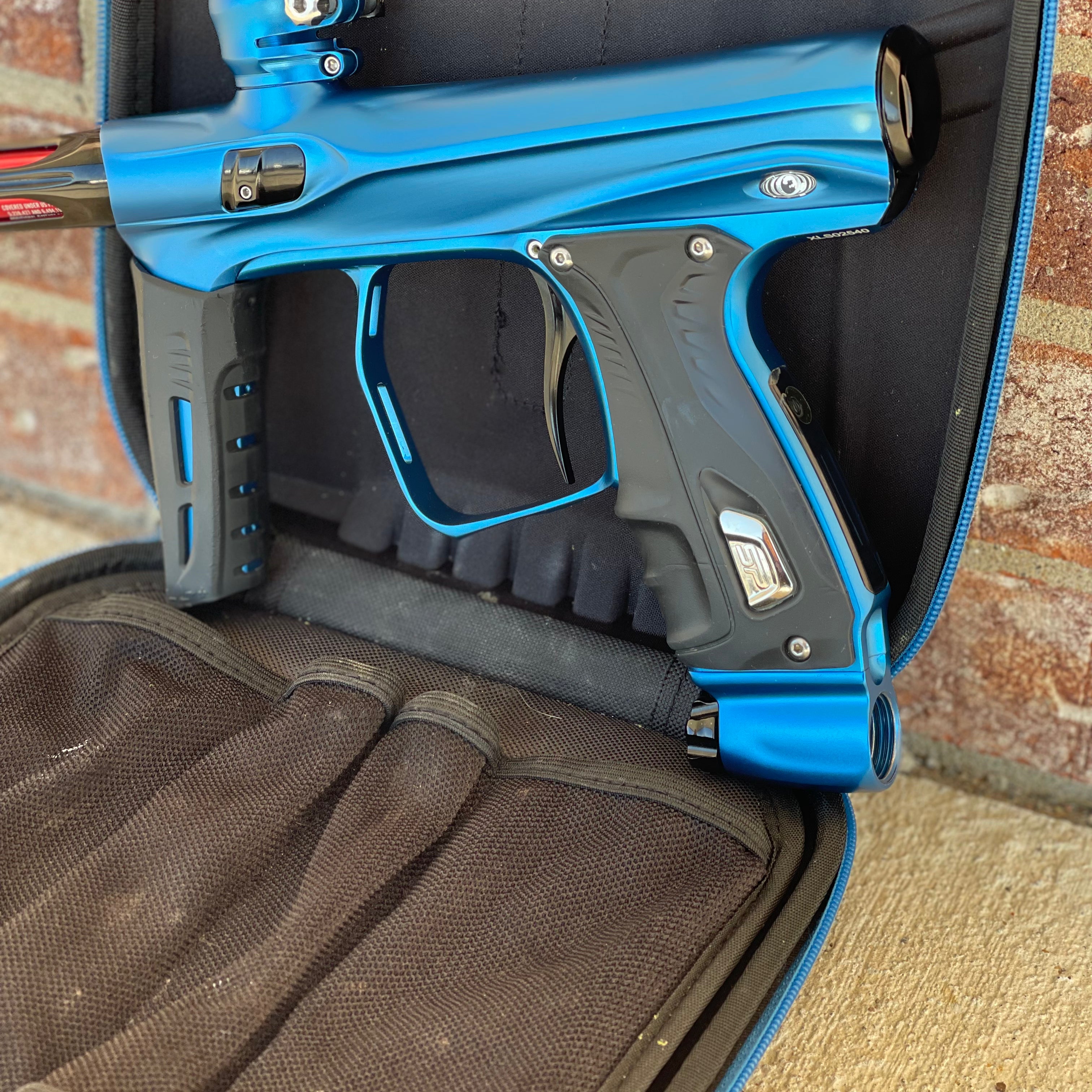 Used Shocker XLS Paintball Gun - Blue/Black