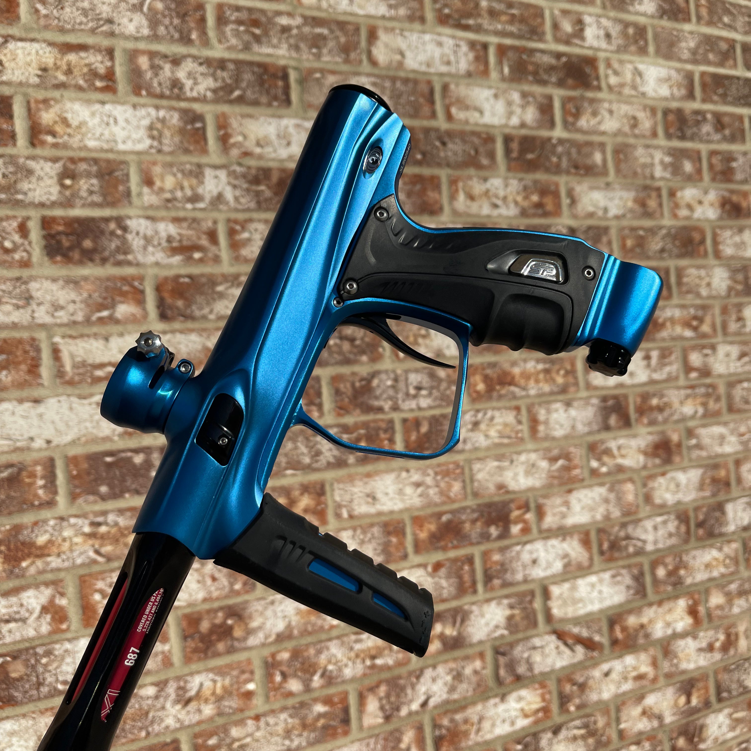 Used Shocker XLS Paintball Gun - Blue/Black