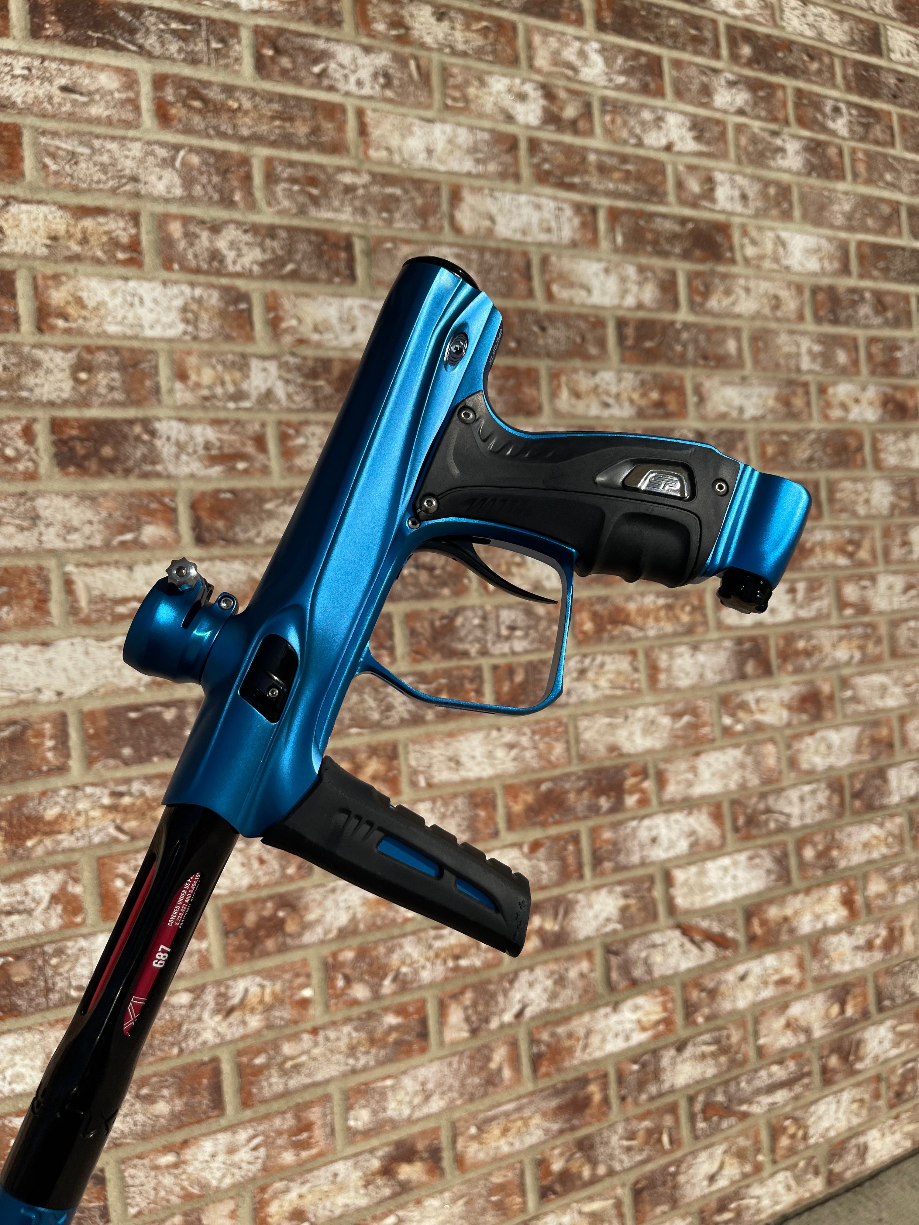 Used Shocker XLS Paintball Gun - Blue/Black