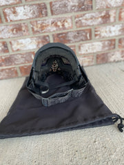 Used Bunker Kings CMD Paintball Mask - Black Ninja w/ Soft Goggle Bag