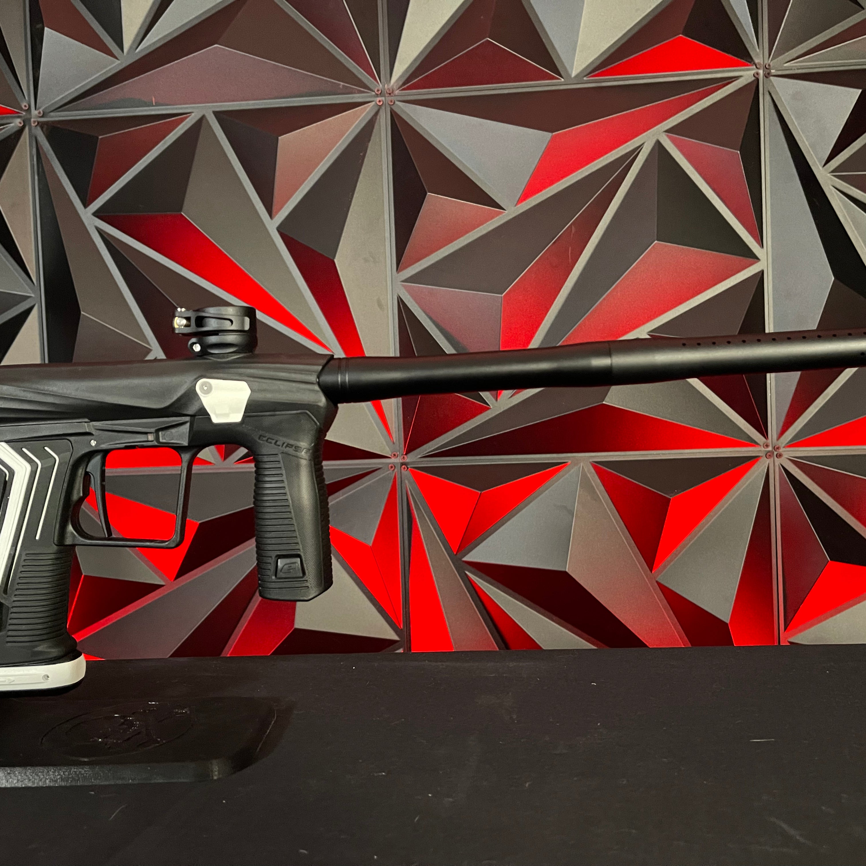 Used Planet Eclipse Etha3 Paintball Marker - Black w/ White CCU Kit + HK Army Exo Marker Case 2.0