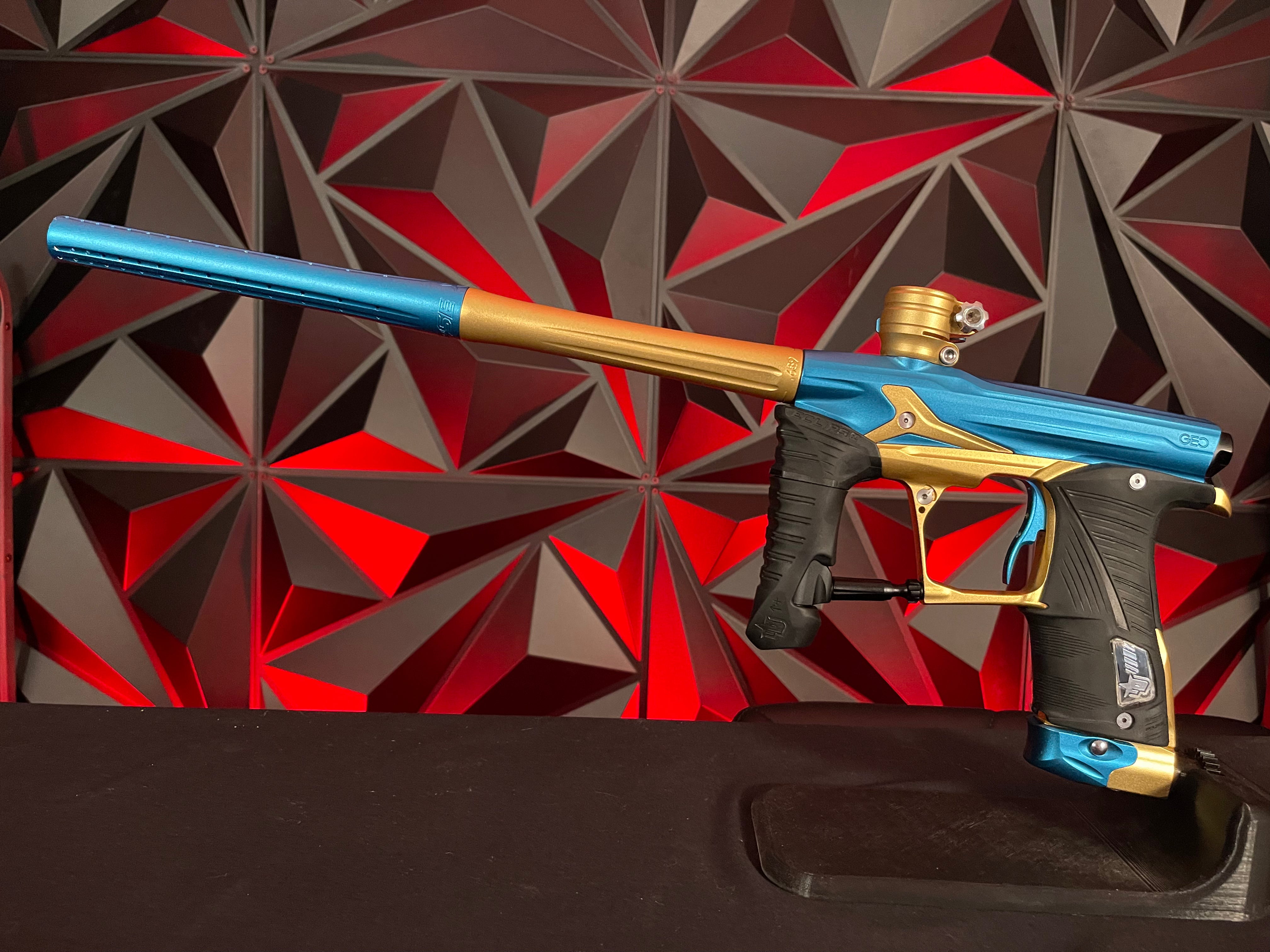 Used Planet Eclipse Geo 3.1 Paintball Gun - Blue/Gold