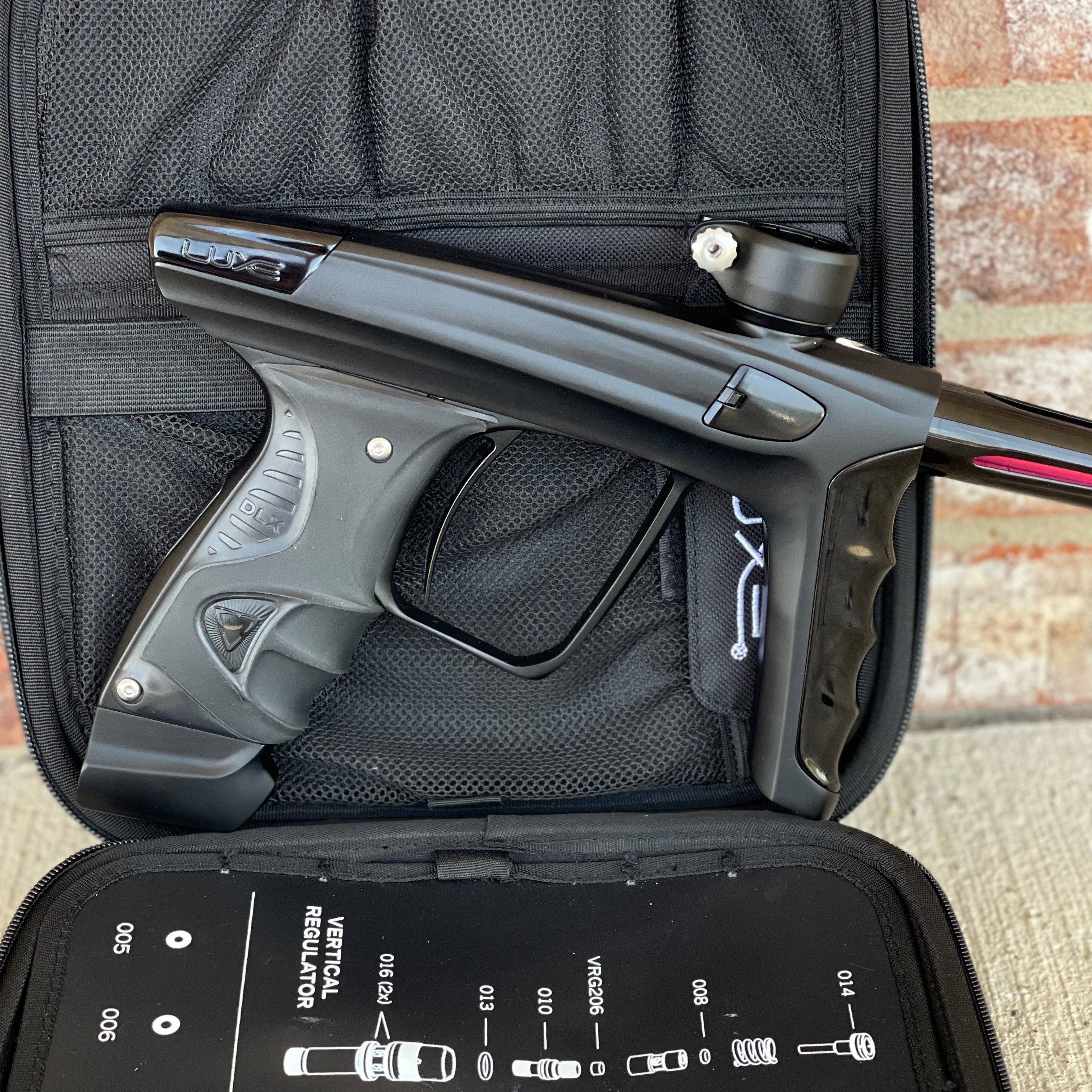 Used DLX Luxe X Paintball Gun - Dust Black