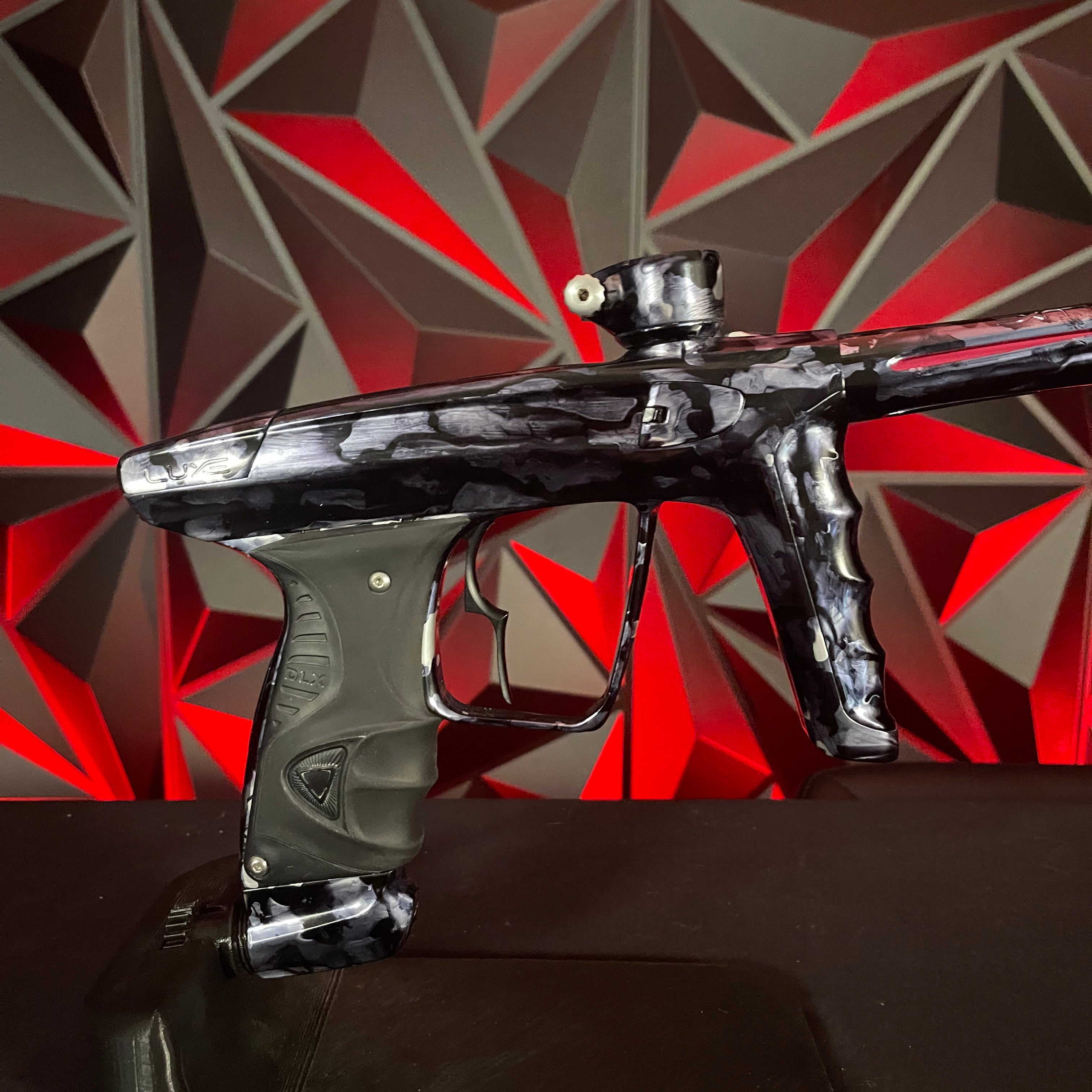 Used DLX Luxe X Paintball Gun - Grey Marble