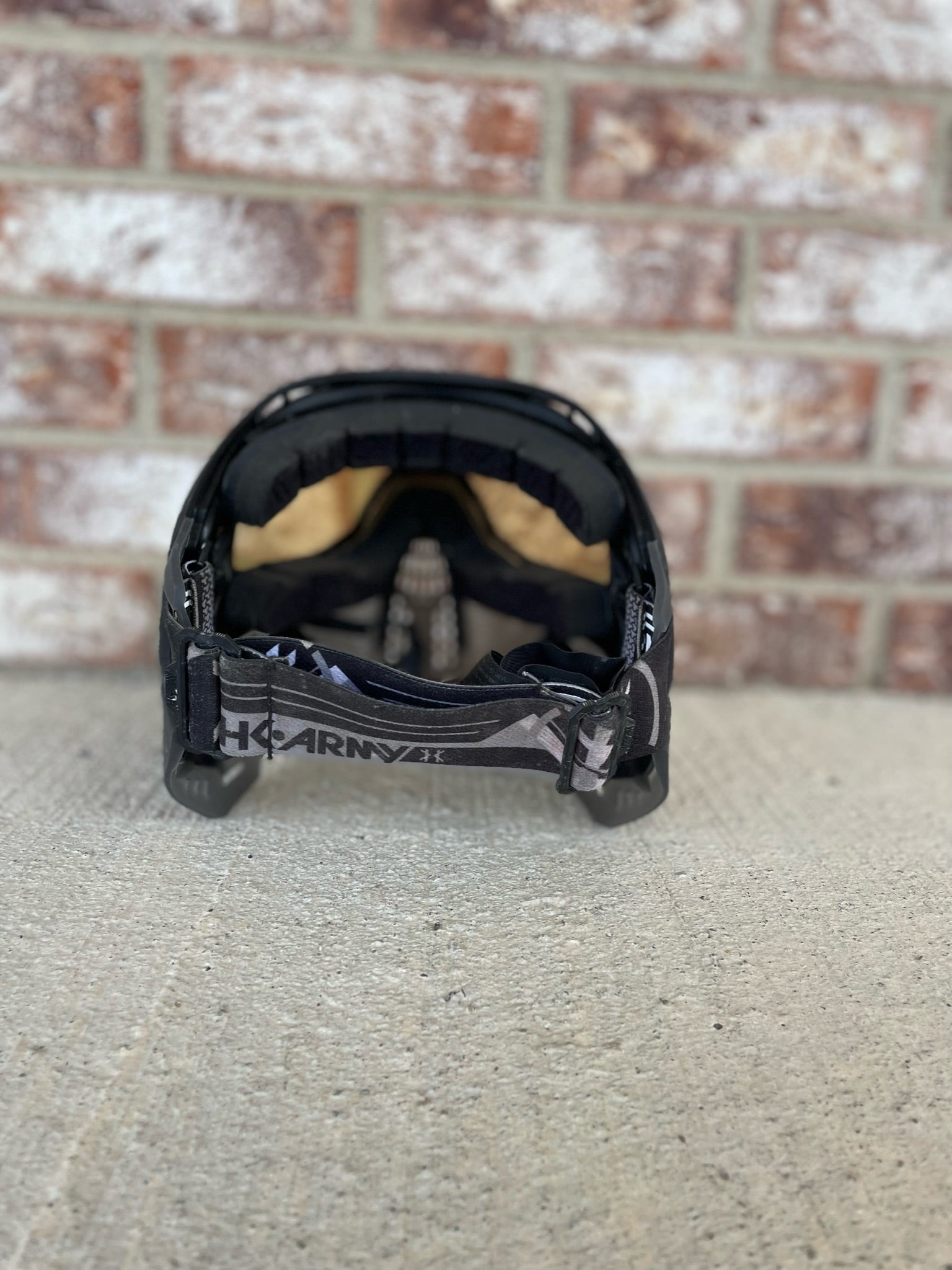 Used HK Army SLR Paintball Mask - Smoke w/ Amber Lens